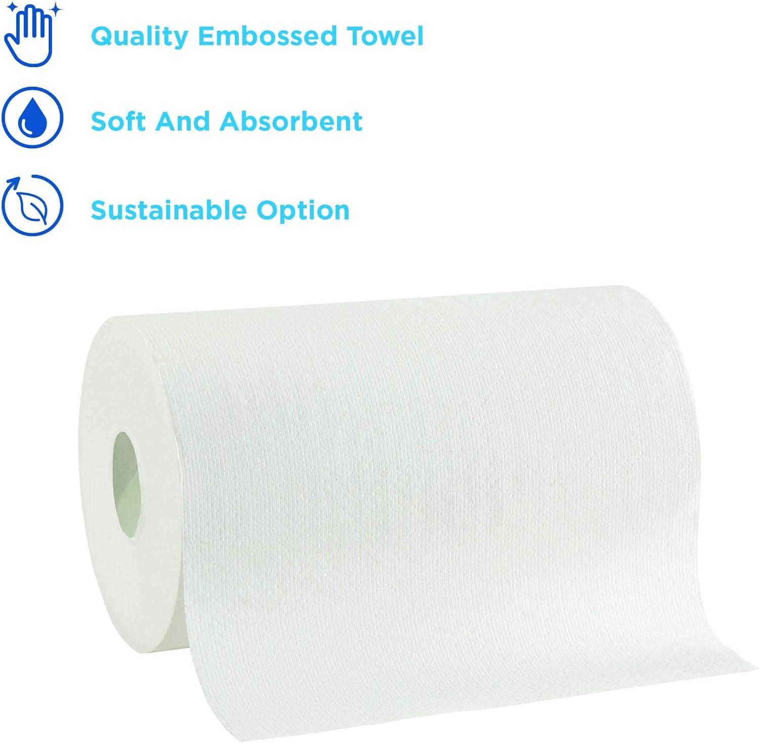 Pacific Blue Ultra 9” Paper Towel Roll (Previously Branded SofPull) by GP PRO (Georgia-Pacific), White, 26610, 400 Feet Roll - Image 4