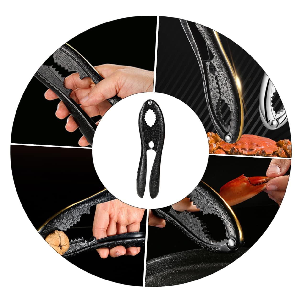GRIRIW Crab Claws Nutcrackers Walnut Opener Zinc Alloy Material Ergonomic Handle Easy to Use - Image 6