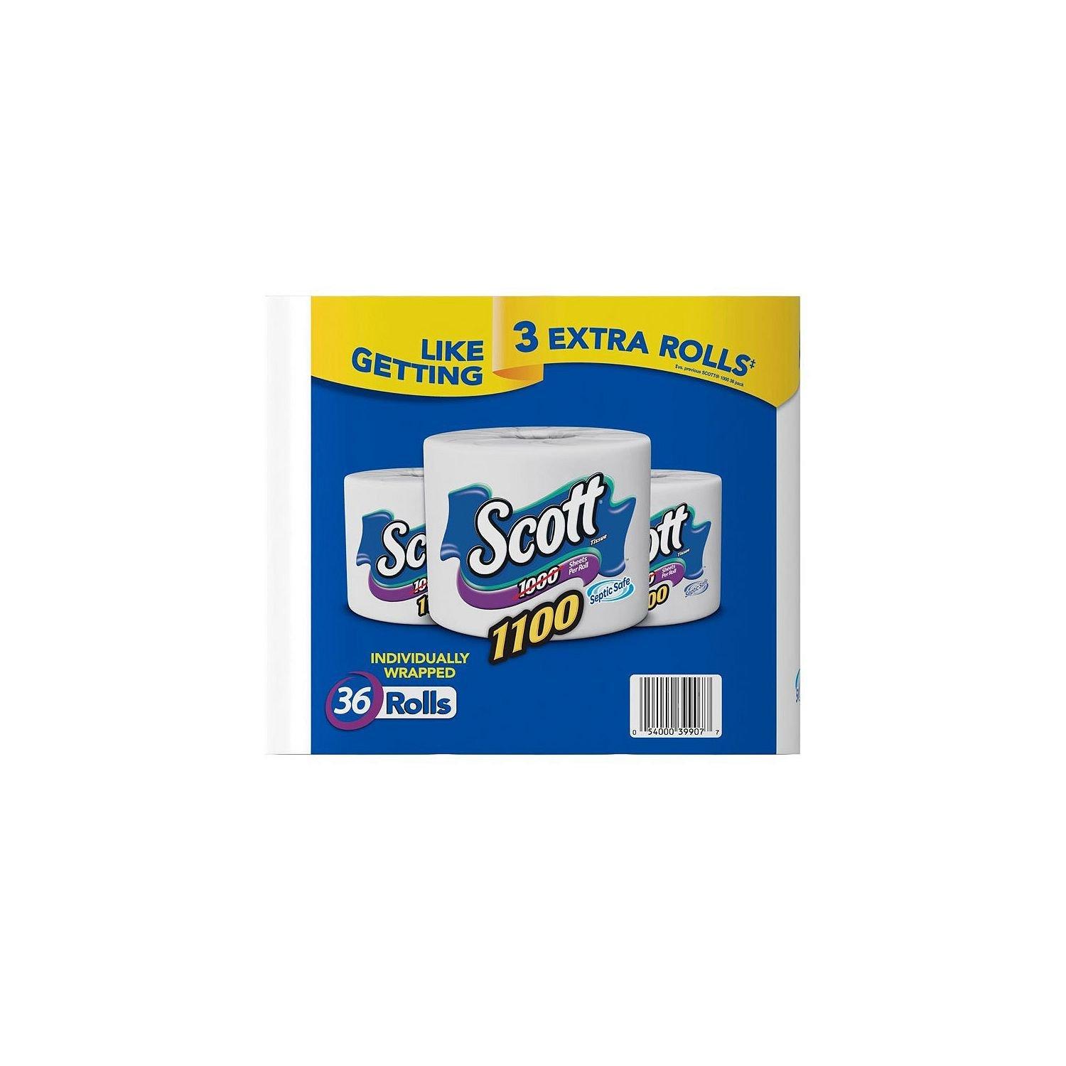 Scott Bath Tissue, 1, 100 Sheetsper Roll, 36 Count - Image 3