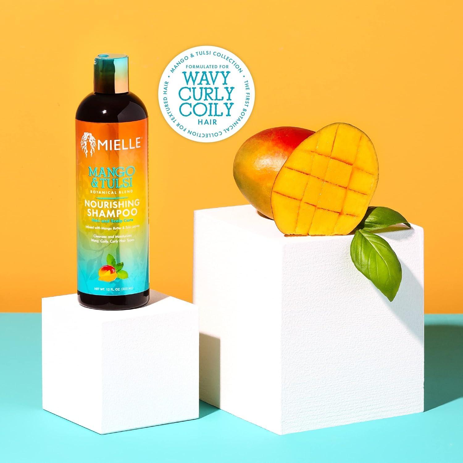 Mielle Organics Mango & Tulsi Nourishing Shampoo - Image 4