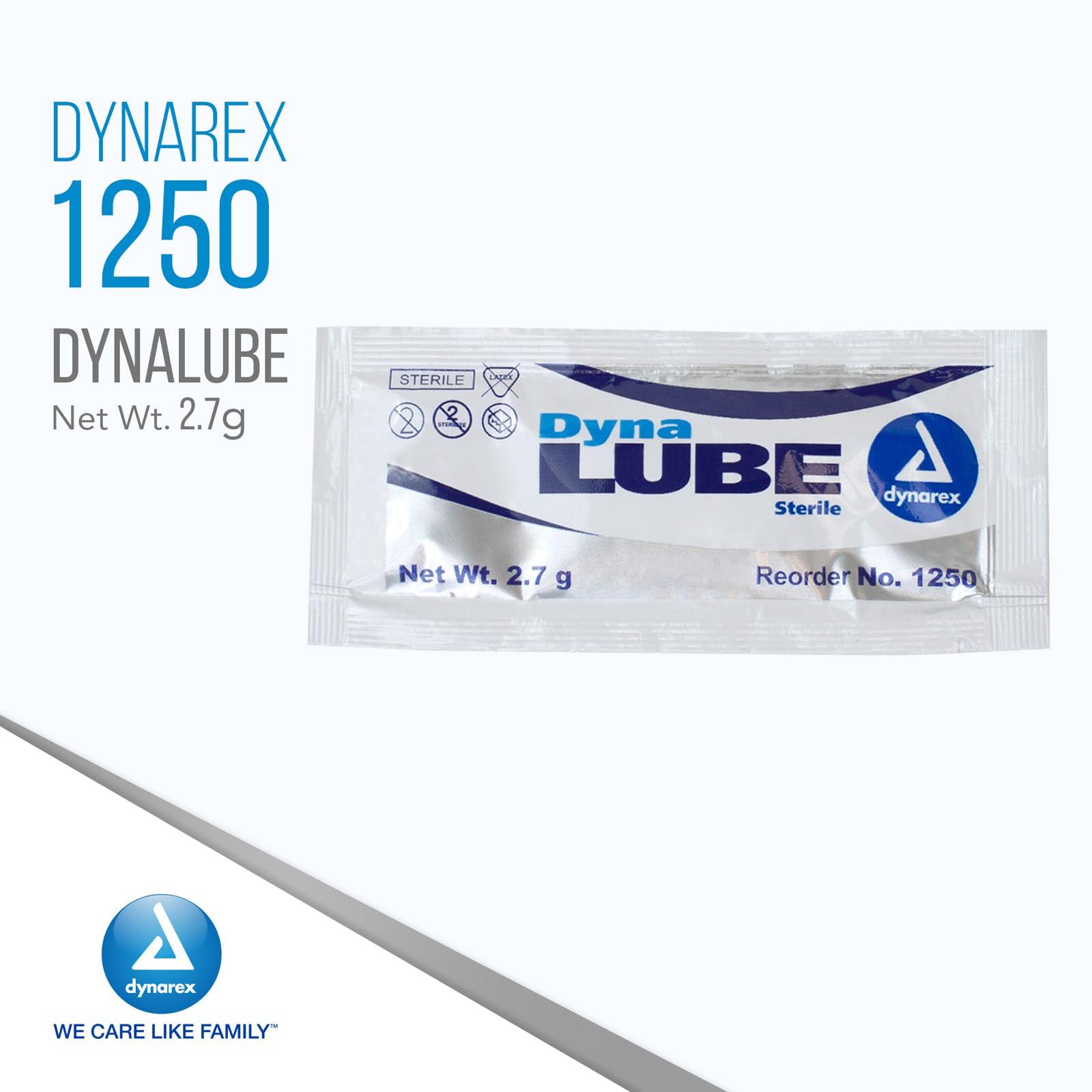 Dynarex DynaLube Lubricating Jelly, Water Soluble and Sterile Lubricant Jelly, Used for Body Orifices, Hinged Instruments and Medical Devices, 1 Box of 144 DynaLube Packets, 2.7g - Image 2