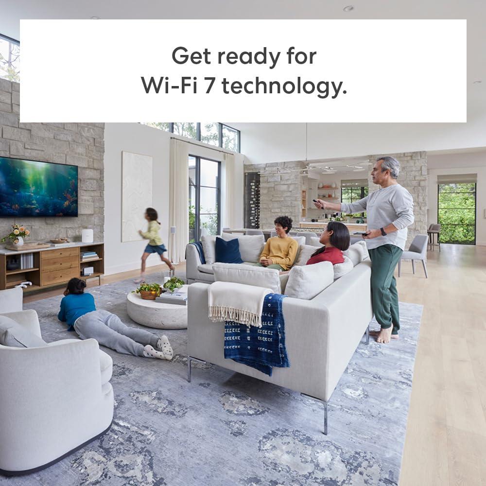Amazon eero Max 7 (1-pack) with Amazon eero Outdoor 7 (1-pack) mesh wifi system - Image 2