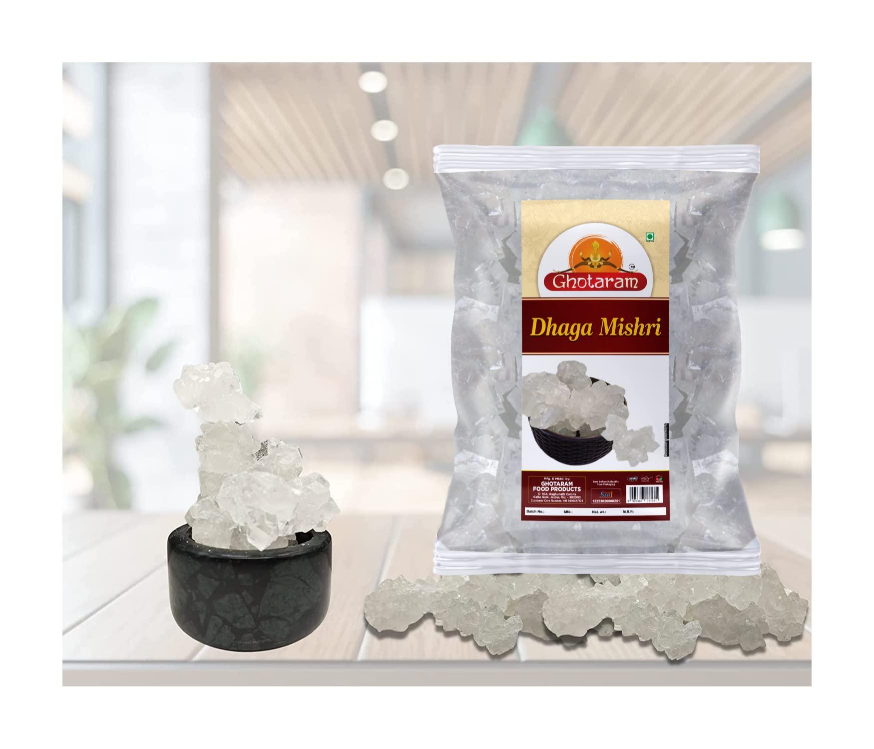 Ghotaram Mishri Dhaga, Sugar Thread (Dhaga Mishri) Candy Thread, Dhaga Mishri, Pure Thread Crystal, Rock Sugar, Organic Dhaga Mishri, Mishri Crystal Natural And Fresh-240g - Image 4