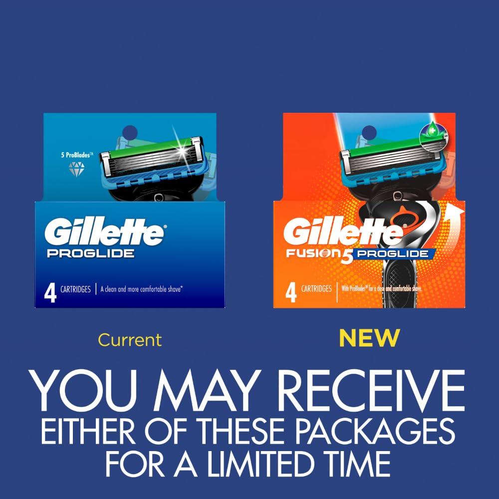 Gillette ProGlide Razor Refills for Men, 4 Razor Blade Refills - Image 2