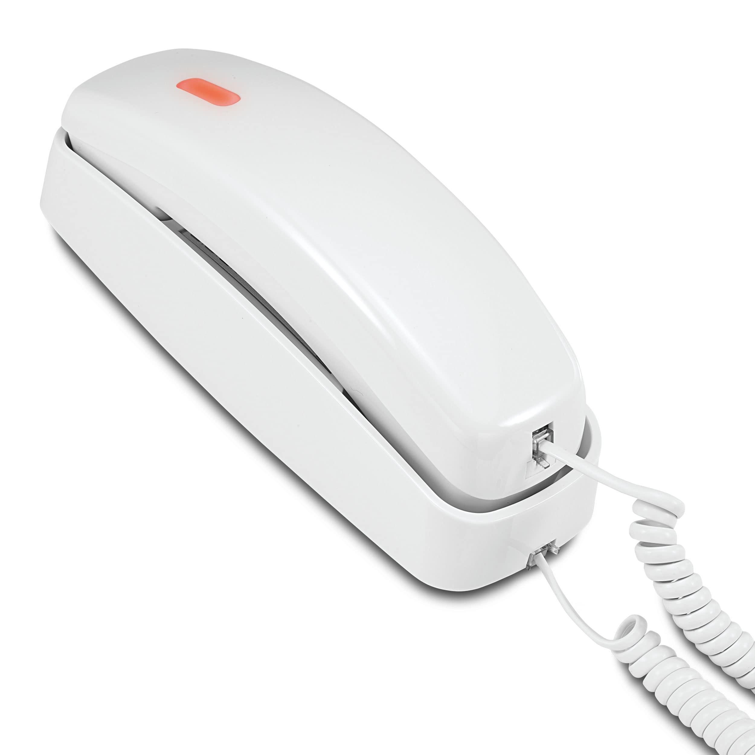 AT&T TRIMLINE 213 Corded Home Phone with Extra Big Buttons & Visual Ringer. No AC Power Required, Improved Easy-Wall-Mount, Lighted Keypad, 10 Speed Dial Keys, Volume Control, Senior Friendly. White - Image 13