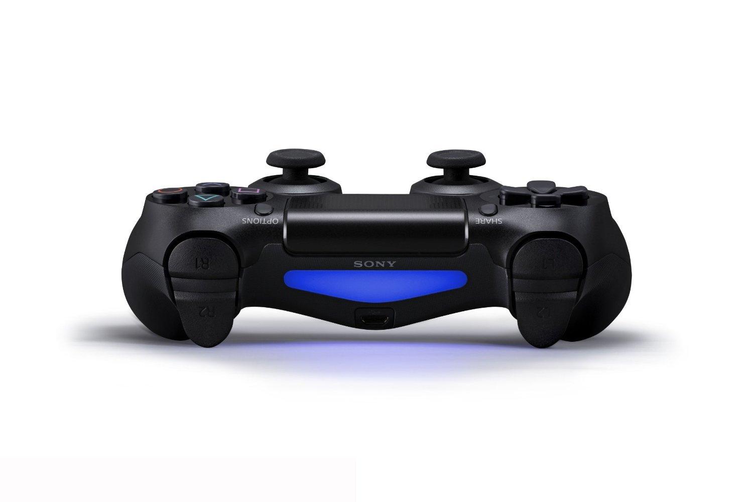 DualShock 4 Wireless Controller for PlayStation 4 - Jet Black (Renewed) - Image 3