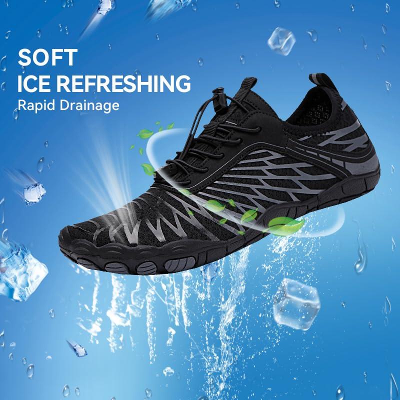 RUFONE Hike Barefoot Shoes for Women Men Breathable & Non-Slip Athletic Footwear Wide Toe Water Shoes - Image 3