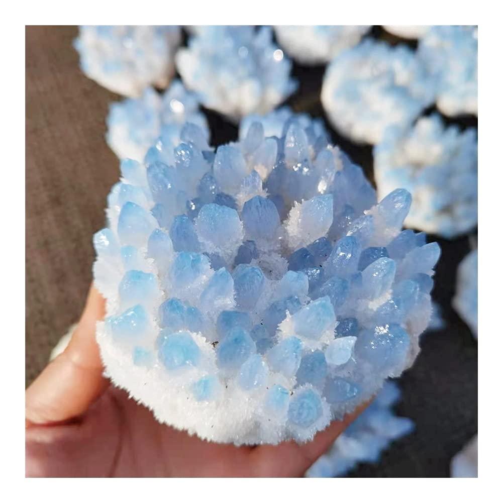 WGPHD Health & Household Blue Ghost Phantom Quartz Crystal Cluster Specimen (Size : 150-200g) - Image 2