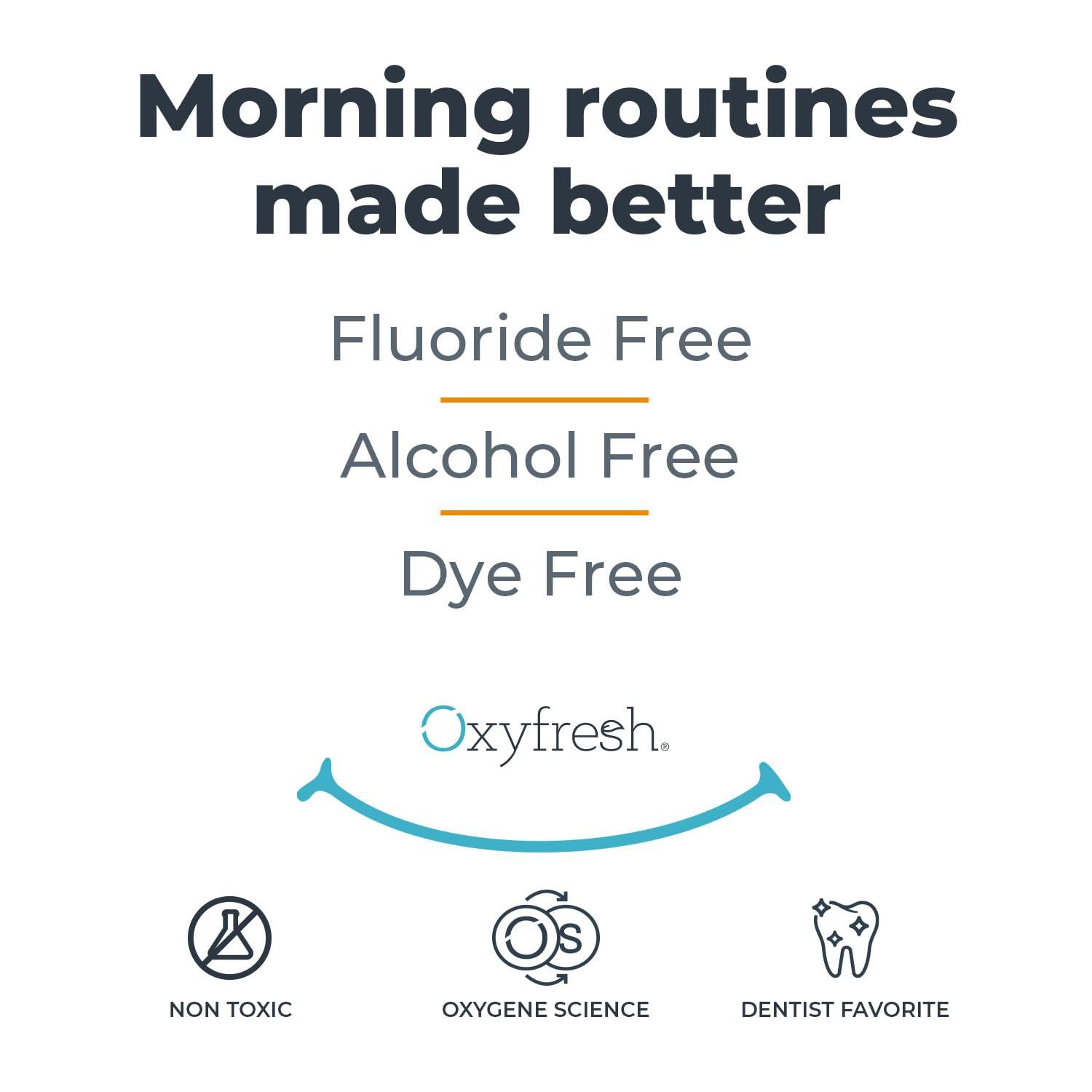 Oxyfresh Premium Lemon Mint Fresh Breath Mouthwash – Oral Rinse for Bad Breath – SLS & Fluoride Free Mouthrinse – Alcohol Free, Gentle Non Burning Mouthwash with Xylitol & Essential Oils, 16 oz - Image 9
