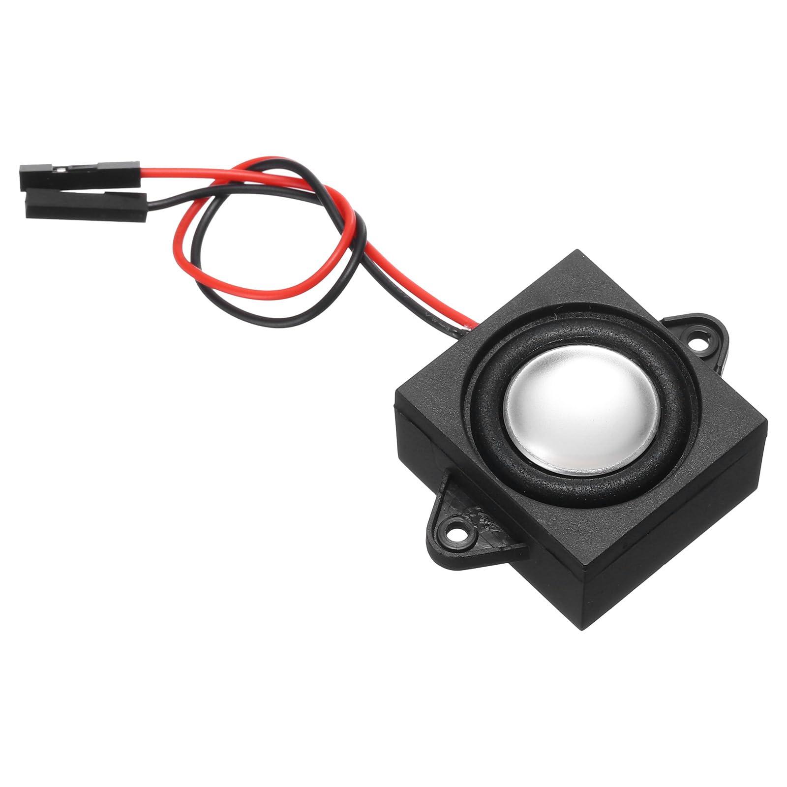 uxcell 1Pcs 3 Watt 4 Ohm Single Mini Speaker Full-Range Mobile Portable Advertising Machine Speaker Connector Separating Interface for Small Electronic Projects