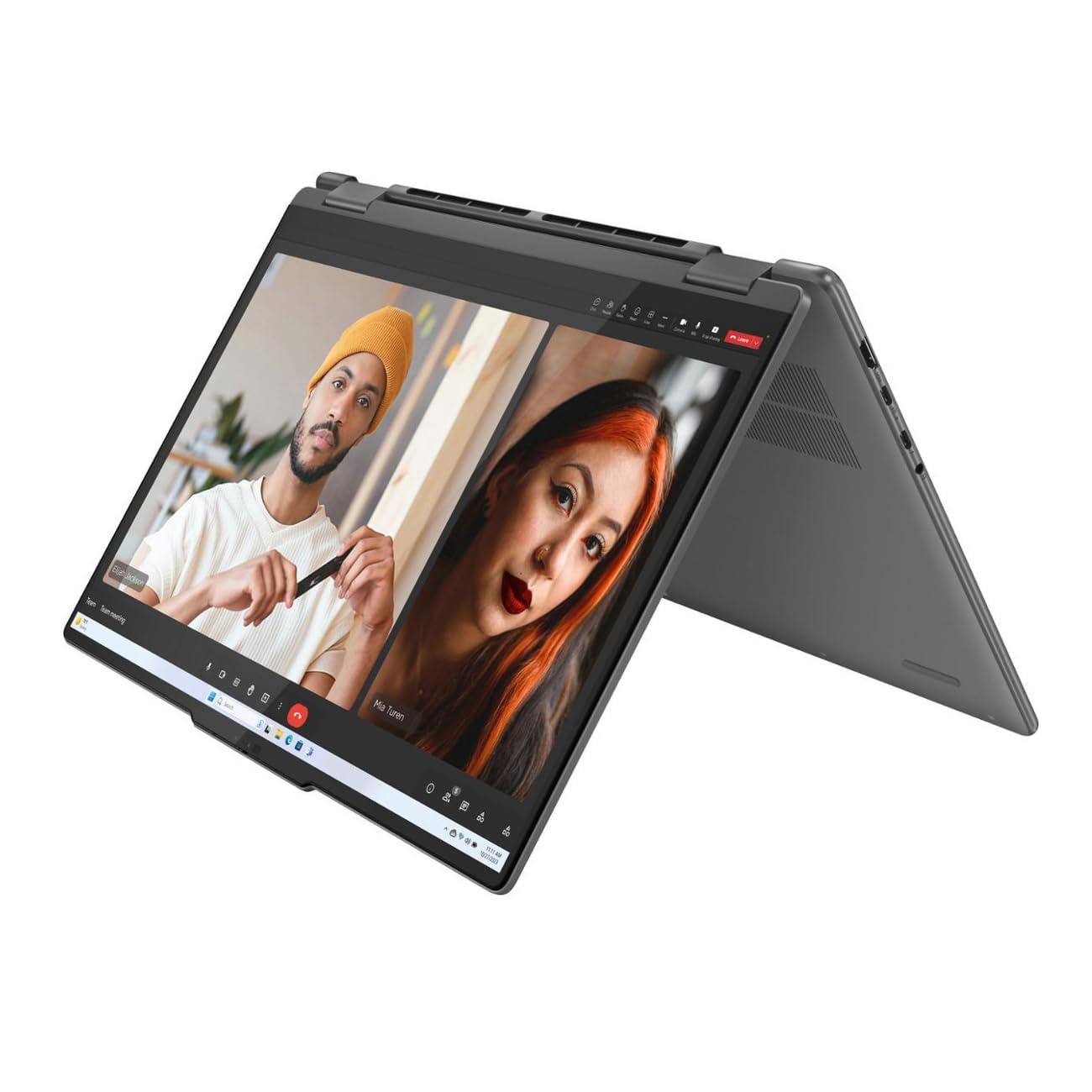 Lenovo Yoga 7i 2-in-1 Laptop, 16" 2K Touchscreen Display, Core Ultra 7 155U (Up to 4.80 GHz), 16GB DDR5, 1TB PCIe SSD, Wi-Fi 6E, Backlit KB, FP Reader, TB 4, Webcam, Keypad, PDG HDMI, Win 11 Pro - Image 3
