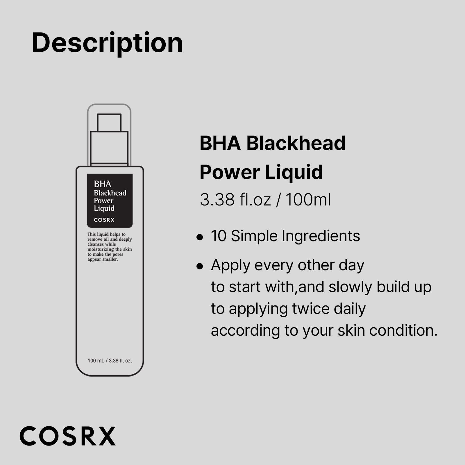 COSRX Niacinamide 2% + BHA 4% Blackhead Exfoliant Toner 3.38 fl.oz / 100ml, Korean Toner, Blackhead Remover, Pore Minimizer for Enlarged Pores, For All Skin Types, Korean Skin Care - Image 7