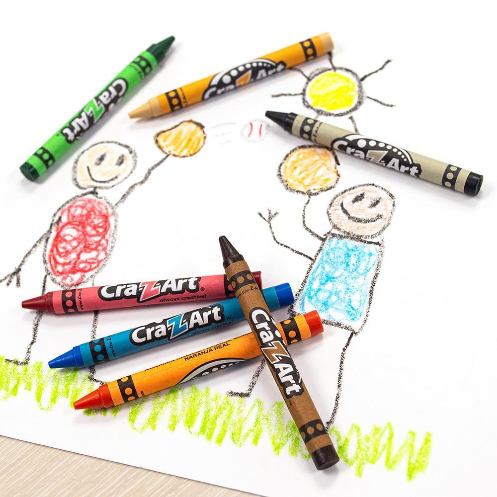 Cra-Z-Art 24ct Crayons Pack, Perfect Back to School Essential, Art Supplies for Coloring Fun, Ages 3 and Up - Image 4