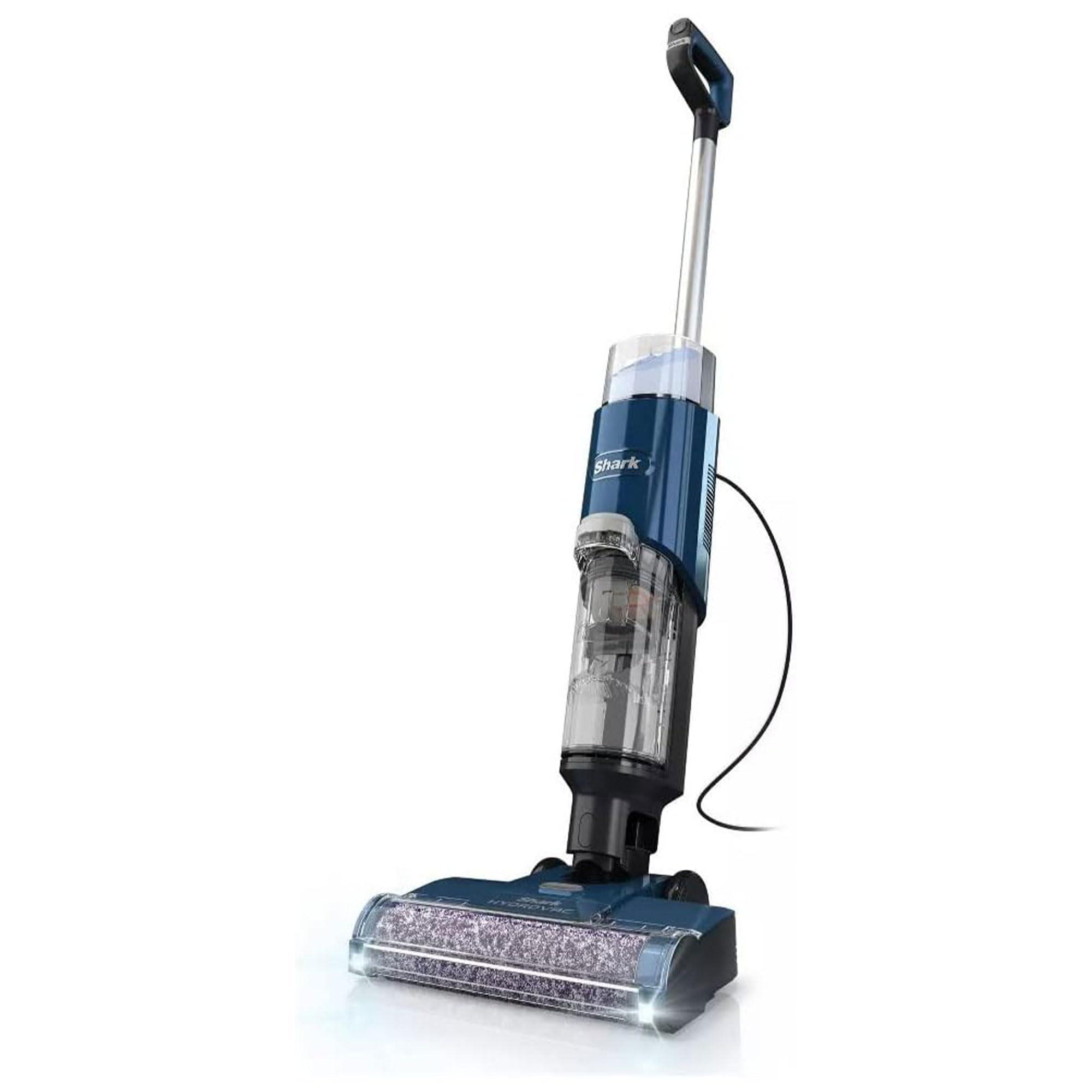 SHARK WD101 HydroVac XL 3-in-1 Vacuum, Mop & Self-Cleaning System for Multi-Surface Cleaning, Perfect Hardwood, Tile, Marble, Area Rug More, Corded, Navy (Renewed)