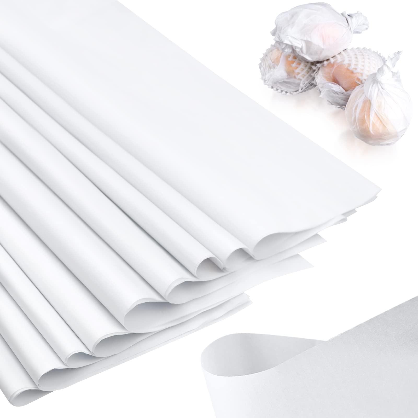 RYKOMO 100 Sheets 24 x 36 Inch Acid Free Archival Tissue Paper Unbuffered No Acid Paper White No Lignin Free Packing Tissue Papers for Preserving Clothing Storage Textiles Present Wrap