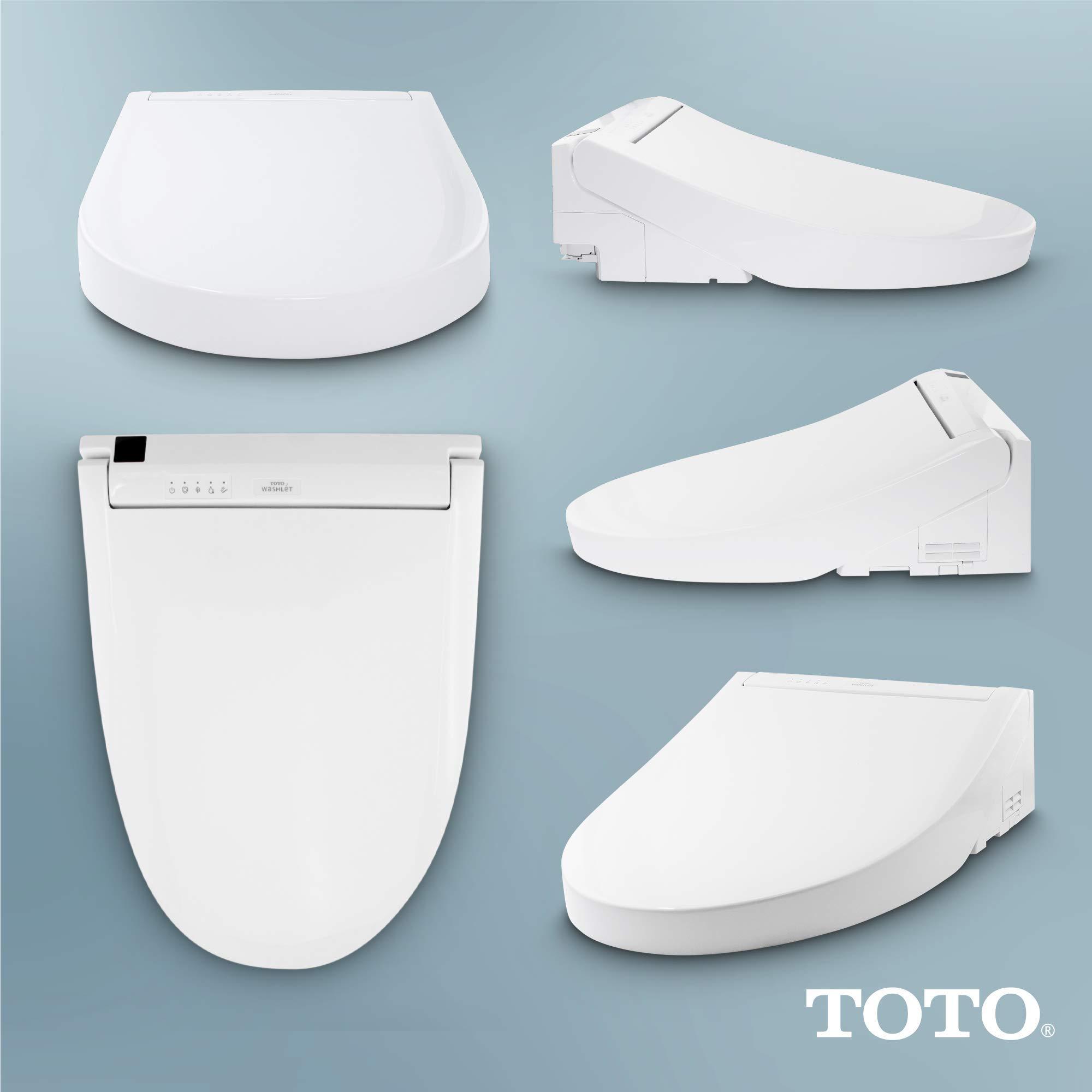 TOTO SW3084#01 WASHLET C5 Electronic Bidet Toilet Seat with PREMIST and EWATER+ Wand Cleaning, Elongated, Cotton White - Image 7
