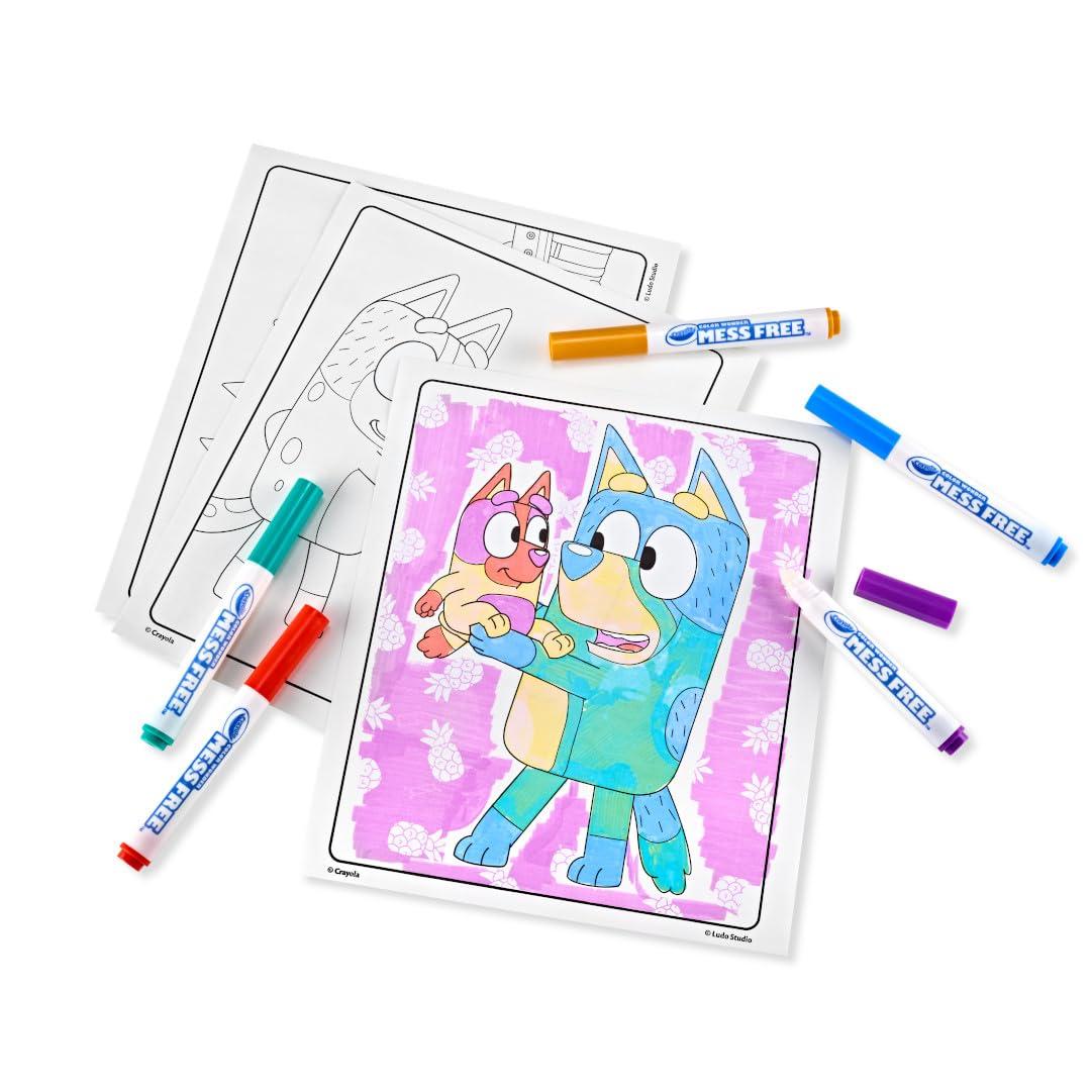Crayola Bluey Color Wonder Coloring Set, 18 Bluey Coloring Pages, Mess Free Coloring for Toddlers, Bluey Toys, Gifts for Kids - Image 3