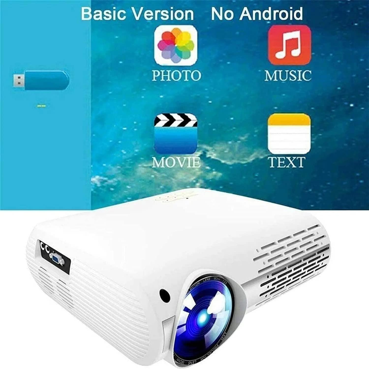 Video Projectors, Office Presentation Products Video Game Projector Projector Home Theater Cinema 1080P LCD Projector for Office and Living Room，Operation is simple, sensitive, fast, will not be stuck - Image 3