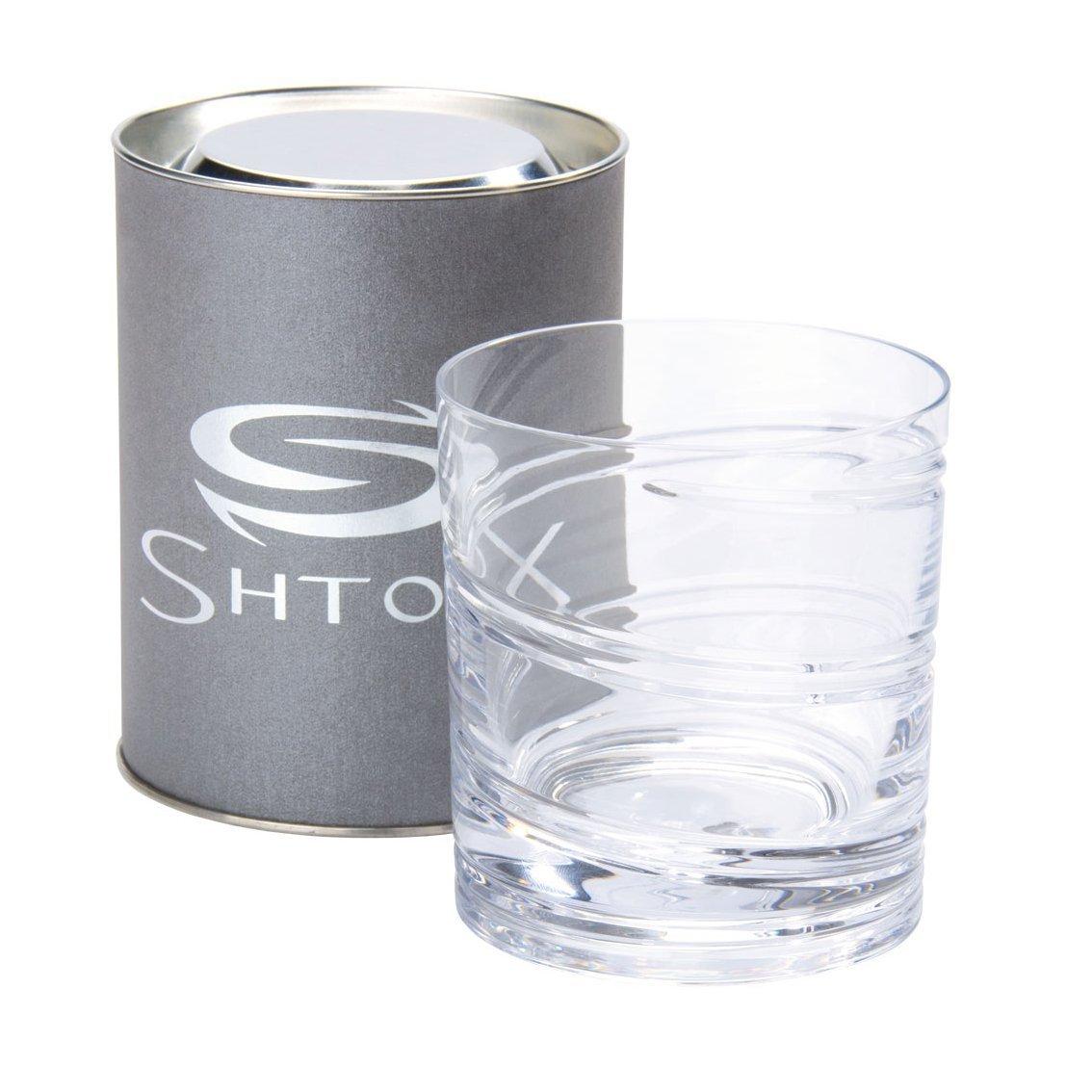 Shtox Rotating Glass (Art 002) Spinning Whiskey Glass for Any Occasions - Unique and Old Fashioned Barware Tumbler Crystal Whiskey Glasses, Spin Glasses for Scotch, Bourbon, Cocktail 320ml - Image 3