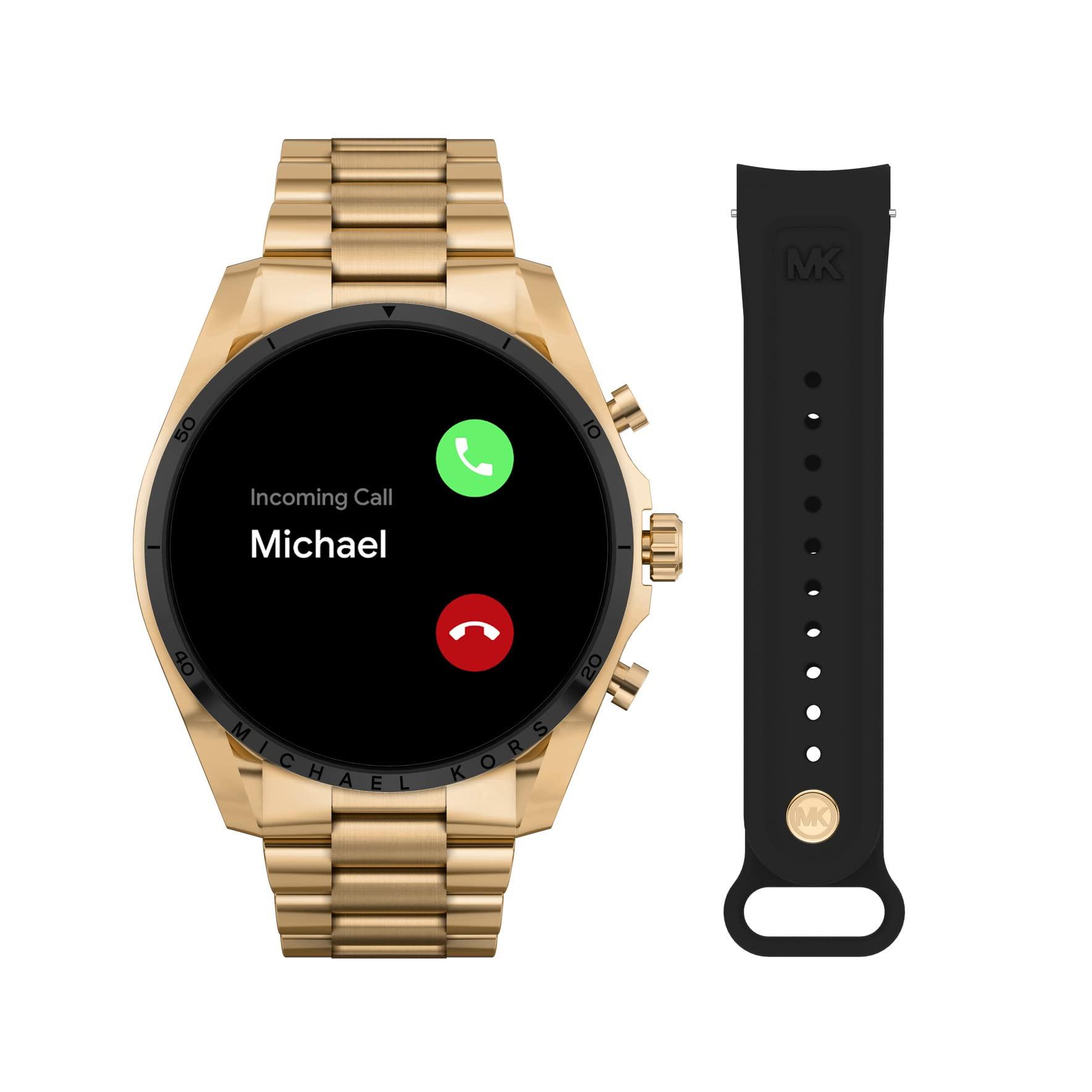 Michael Kors Men's or Women's Gen 6 44mm Touchscreen Smart Watch with Alexa Built-In, Fitness Tracker, Sleep Tracker, GPS, Music Control, Smartphone Notifications (Model: MKT5138V) - Image 5
