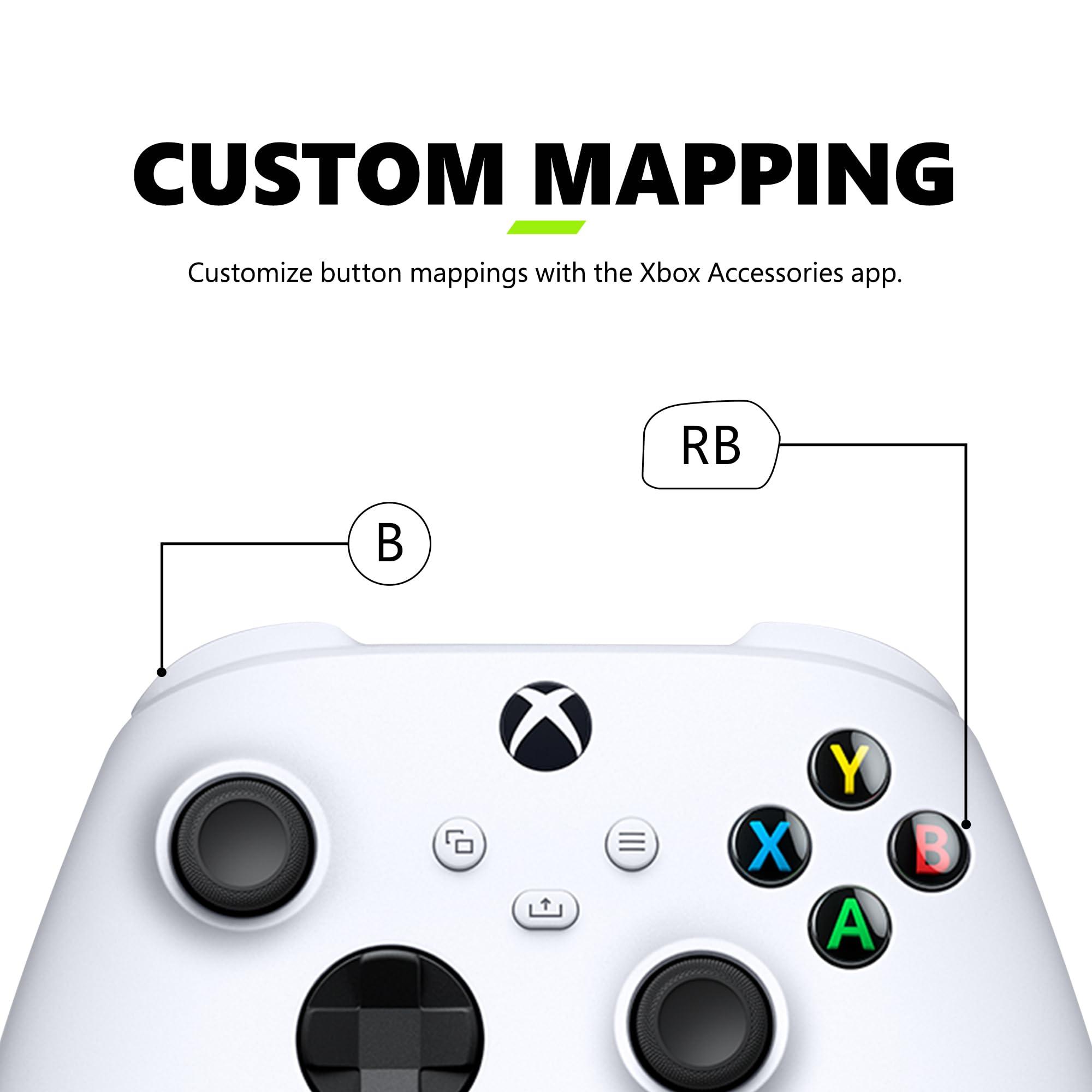 Xbox Core Wireless Gaming Controller – Robot White– X|S, One, Windows PC, Android, and iOS - Image 6