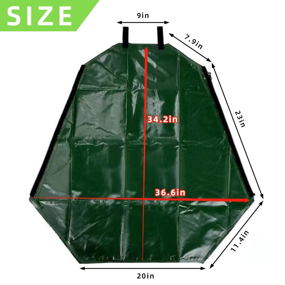 25 Pack Tree Watering Bag, 20 Gallon Slow Release Watering Bag for Trees, Premium PVC Shrub Watering Bag with Heavy Duty Zipper, Sturdy Reusable Drip Irrigation Bag - Image 7