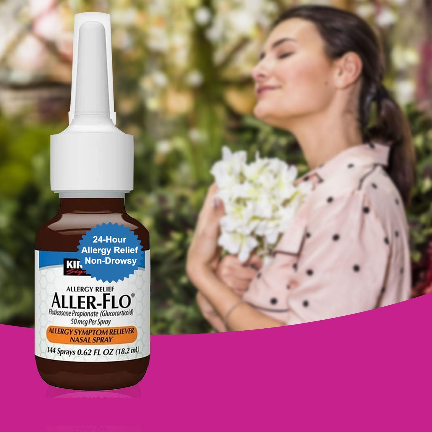 Aller-Flo Fluticasone Propionate (Glucocorticoid) 50 mcg, Allergy Nasal Spray Bundle with Exclusive Allergy Relief - Better Idea Guide (2 Bottles (288 Metered Sprays)) - Image 5