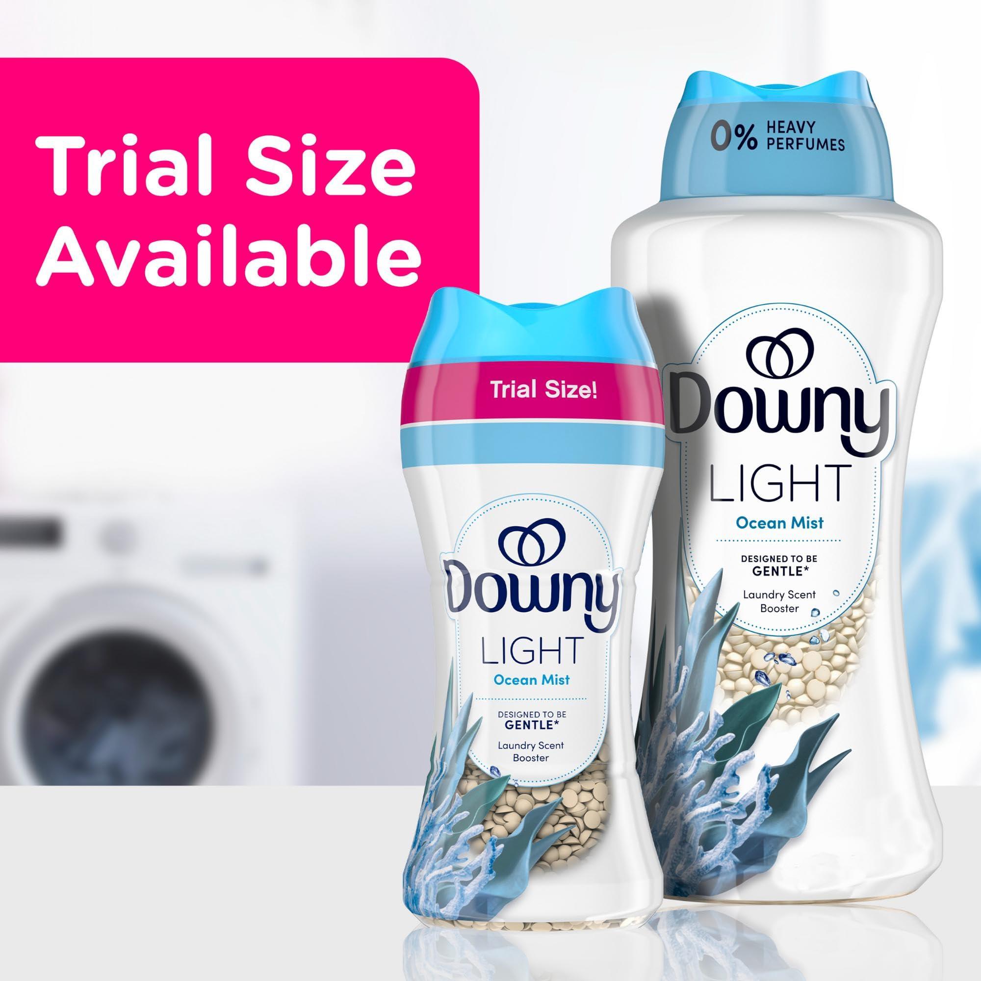Downy Light Laundry Scent Booster Beads for Washer, Ocean Mist, 24 oz, with No Heavy Perfumes - Image 9