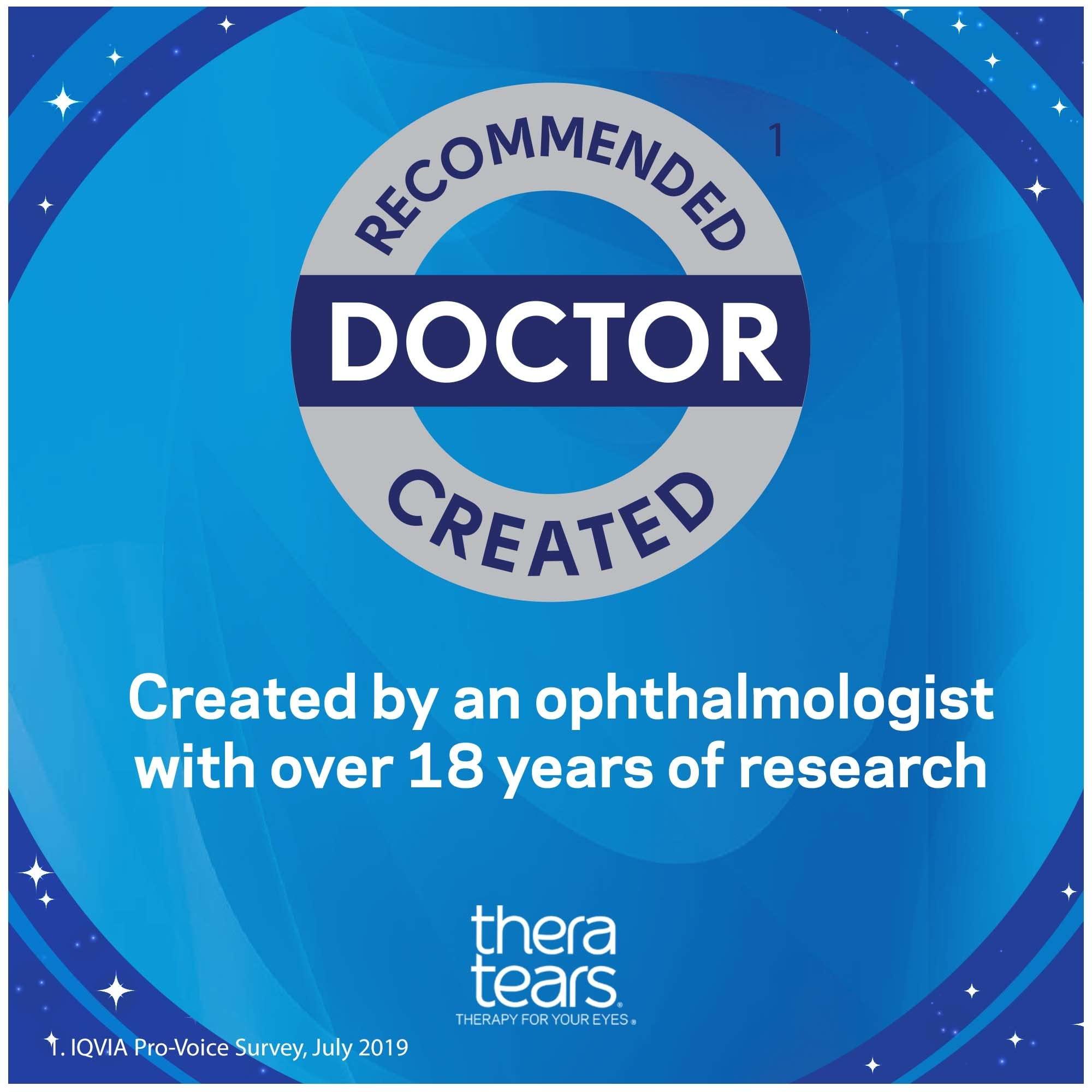 TheraTears Liquid Gel Nighttime Lubricating Eye Drops for Dry Eyes, Single-Use Vials, 30 Count - Image 7