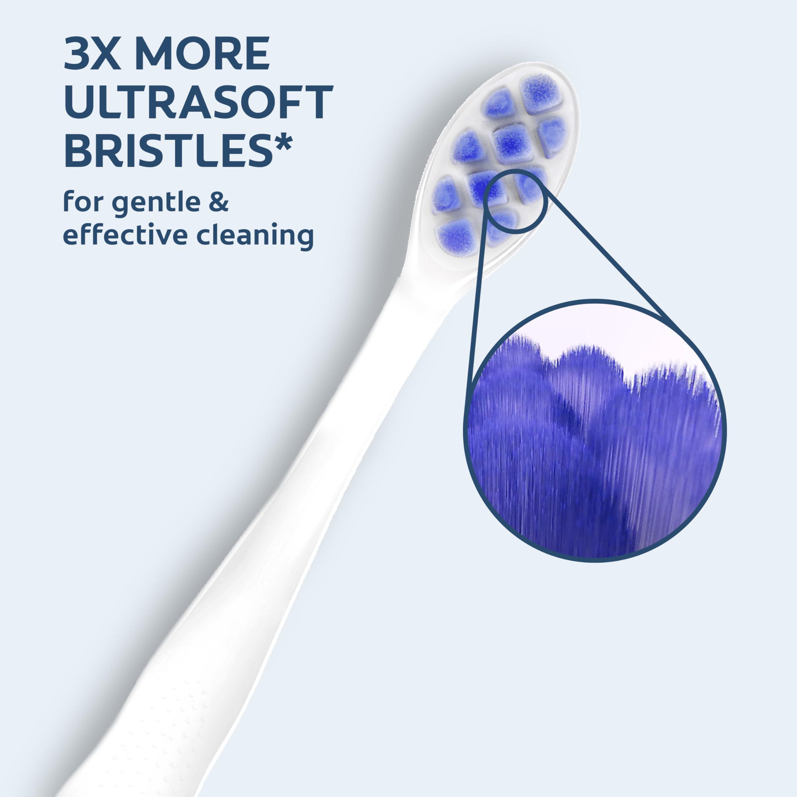 Colgate Sensitive Expert Ultra Soft Sensitive Toothbrush Pack, Extra Soft Toothbrush for Sensitive Gums and Teeth, Gently Cleans Teeth and Gums, 2 Pack - Image 5