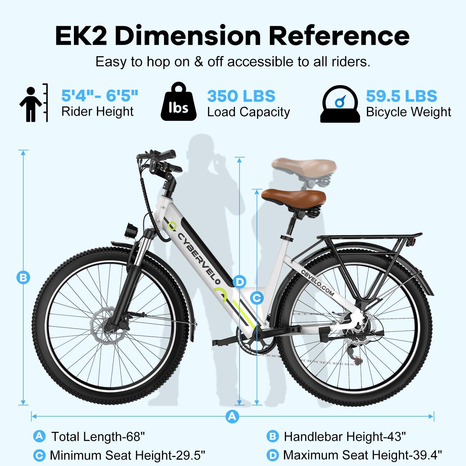 Cybervelo 1000 Peak Electric Bike for Adults,up 80 Miles Removable Battery Ebike, 26" Electric E Bike with 7-Speed,Adult Electric Bicycles for Commute Beach Snow Womens All Terrain - Image 9