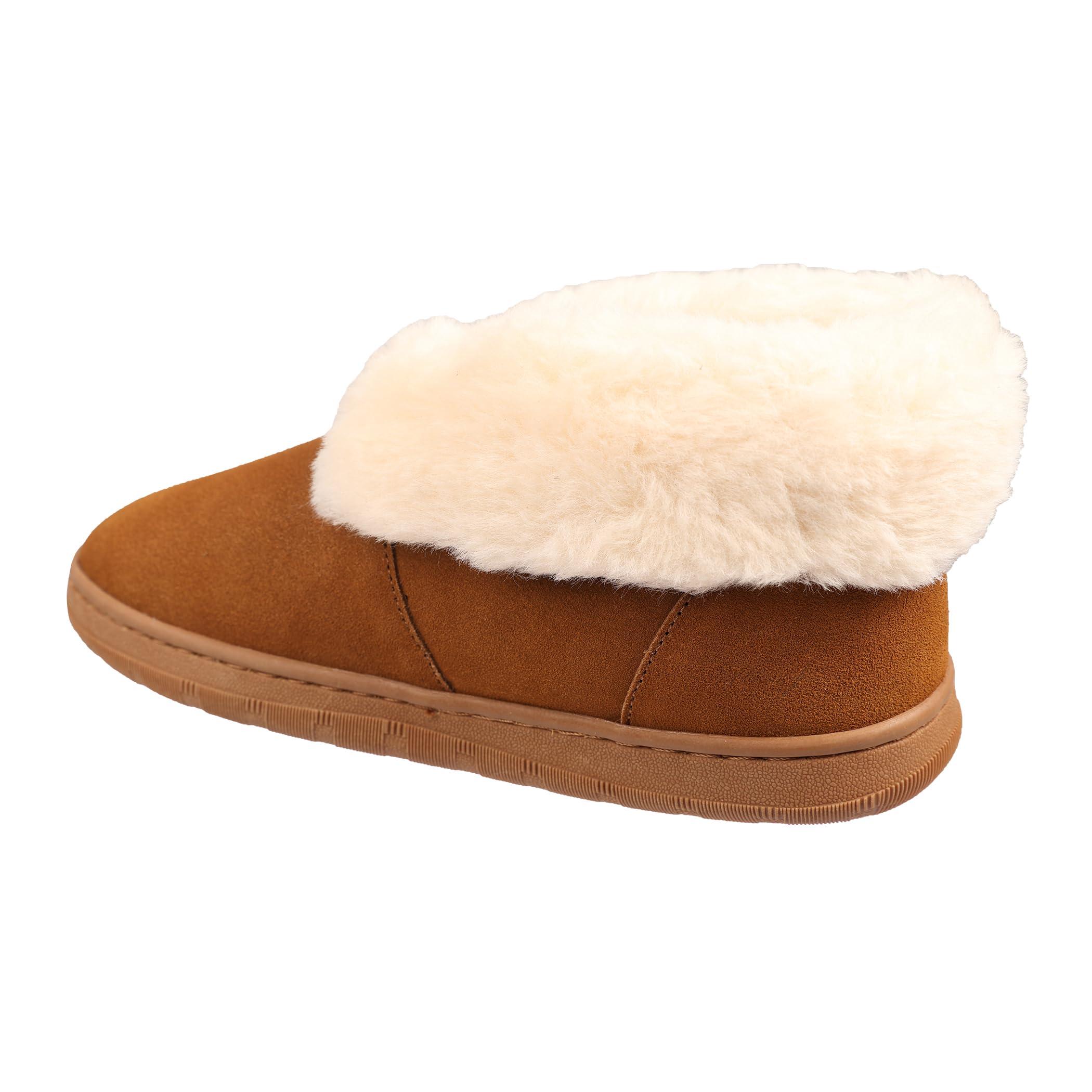 Lamo Women's Mabel Bootie Slippers For Women - Premium Suede Upper, Luxurious Faux Fur Lining, Ortholite Foam Footbed with Australian Sheepskin, NEW Upgraded Women's Bootie - Image 2