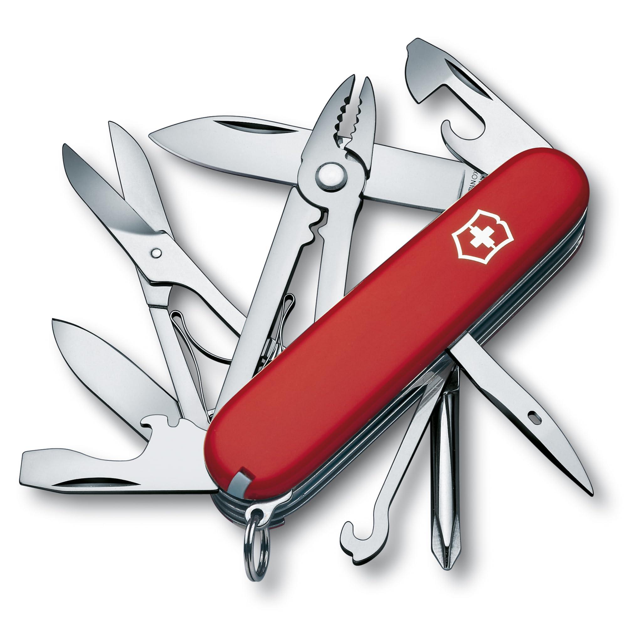 Victorinox Swiss Army Multi-Tool, Tinker Pocket Knife , Red, 91mm - Image 5