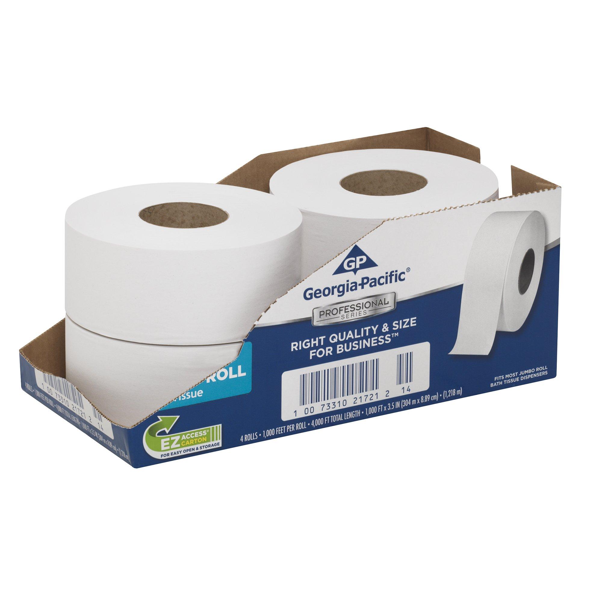 Georgia-Pacific Professional Series Jumbo Jr. 2-Ply Toilet Paper by GP PRO (Georgia-Pacific), 2172114, 1000 Feet Per Roll, 4 Rolls Per Case - Image 8
