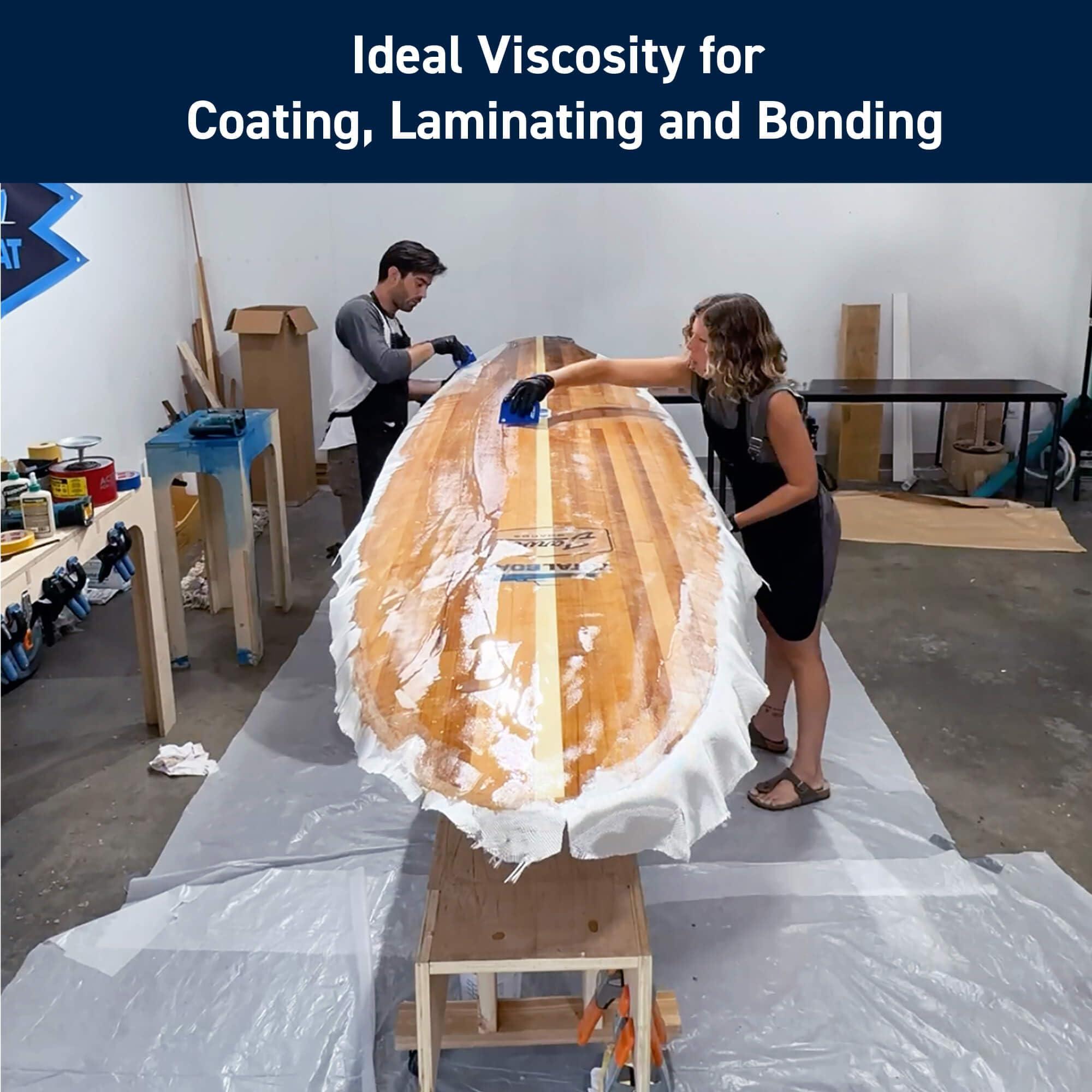 TotalBoat 5:1 Marine Epoxy Resin Kit for Bonding, Filleting, Coating, and Laminating - Use for Fiberglass, Wood, Carbon Fiber, Boat Building, Repairs, Woodworking (Gallon, Fast Hardener, Pumps) - Image 3