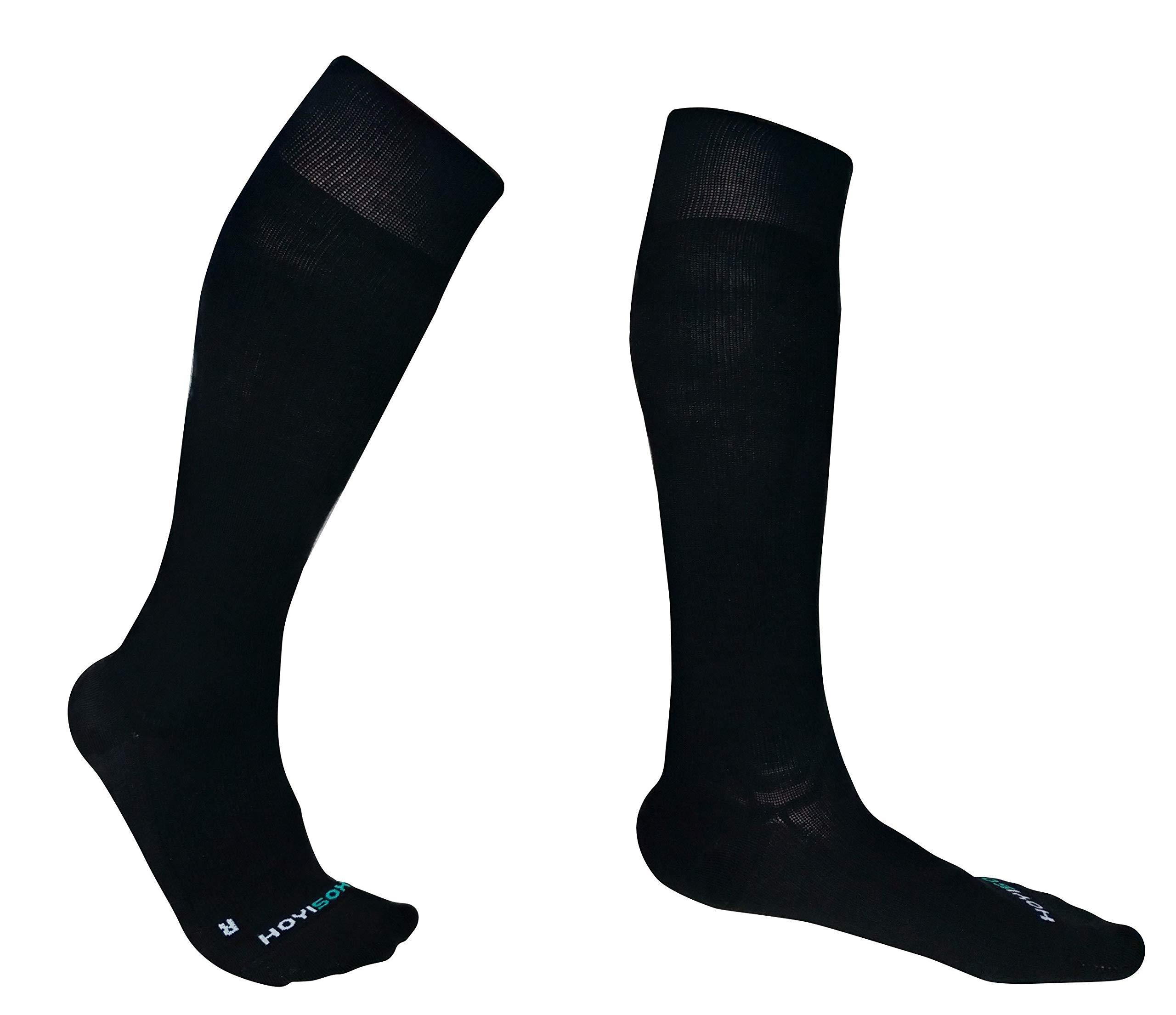 HOYISOX Big and Tall Support Socks for Wide Calves – Comfortable Knee High Fit for Men and Women - Image 6