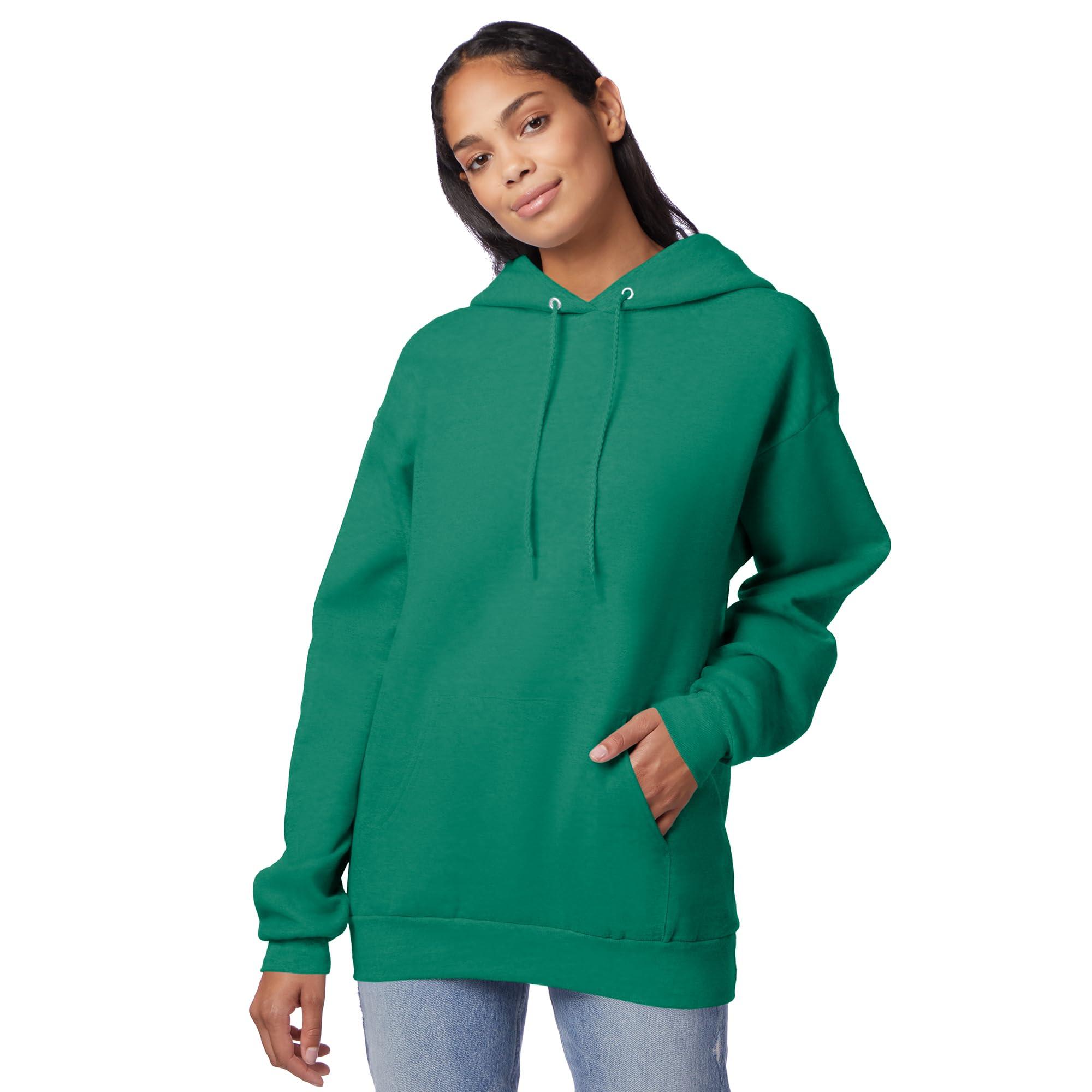 Hanes EcoSmart Hoodie, Midweight Fleece, Pullover Hooded Sweatshirt for Men - Image 4