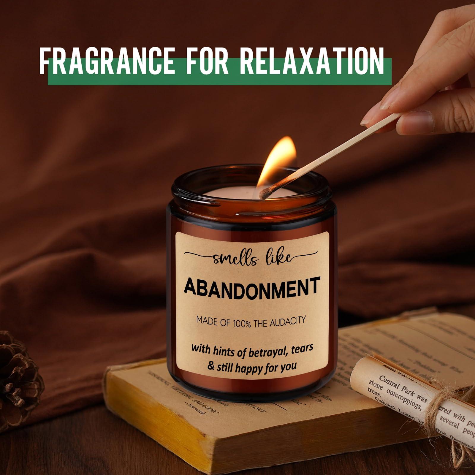GSPY Scented Candles - Friends Moving Away, Coworker Leaving Ideas, Funny Retirement Gifts for Women, Men - Goodbye, Going Away, Farewell Gifts for Coworkers, Boss, Work Bestie, Woman, Best Friend - Image 4