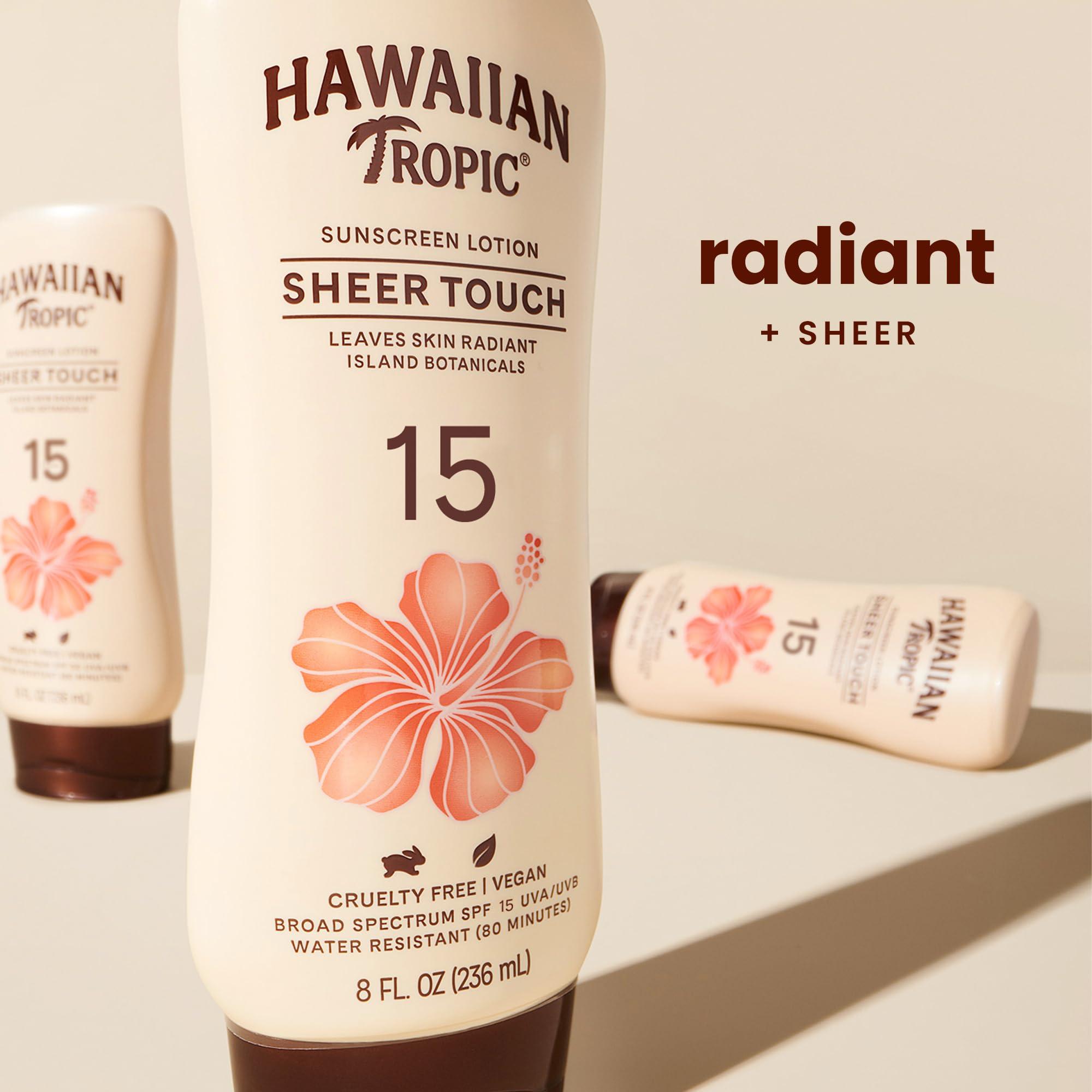 Hawaiian Tropic Sheer Touch Lotion Sunscreen SPF 15: 8 OZ - Image 2