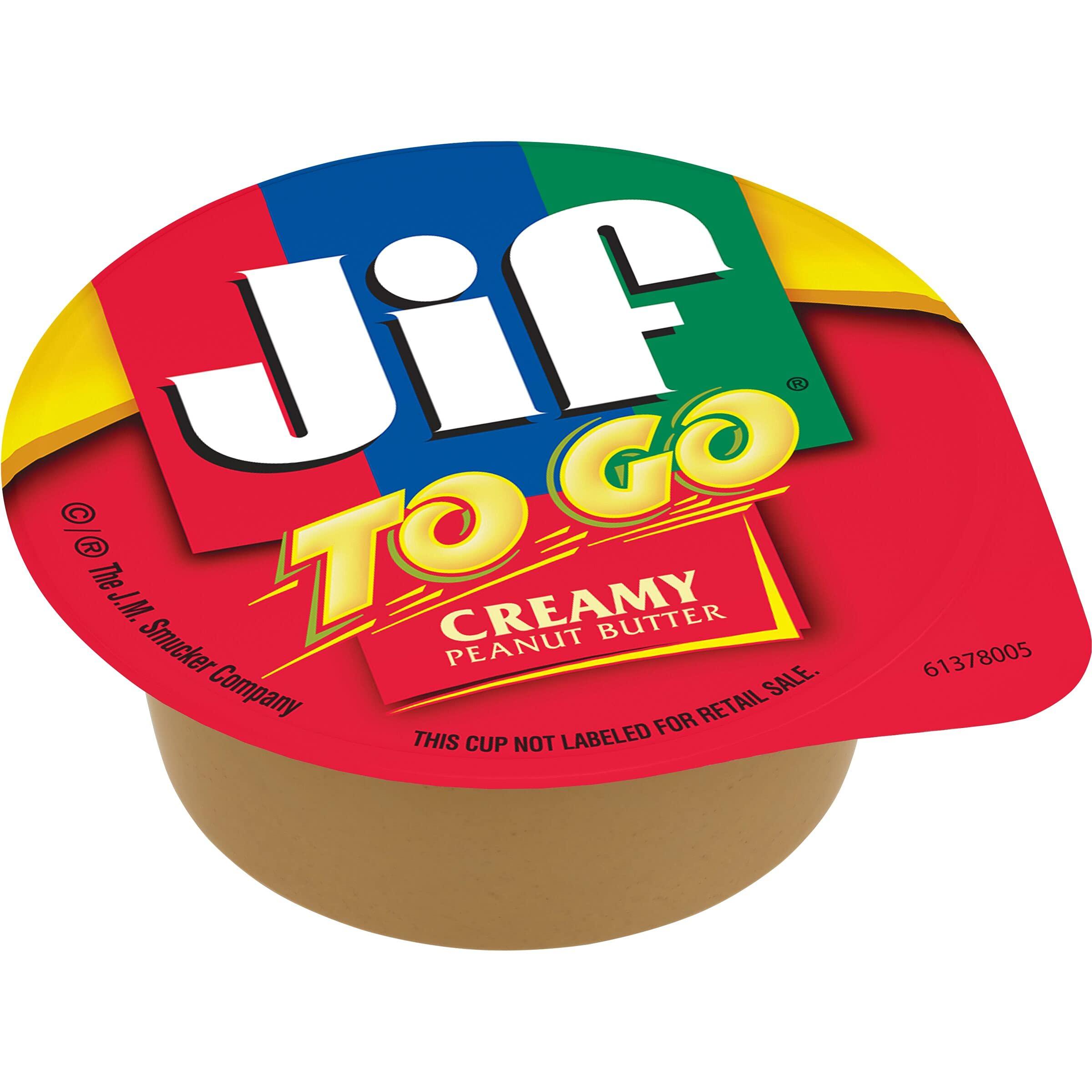 Jif To Go Creamy Peanut Butter, 8- 1.5 Ounce Cups, Smooth and Creamy Texture, Snack Size Packs - Image 4