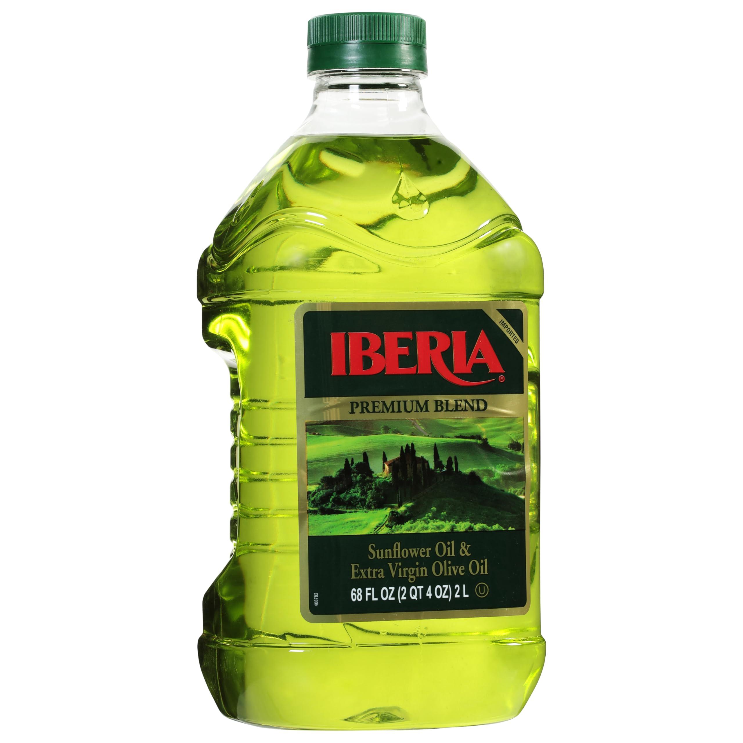 Iberia Premium Blend, Sunflower Oil & Extra Virgin Olive Oil, High Heat Frying, 68 Fl Oz - Image 2