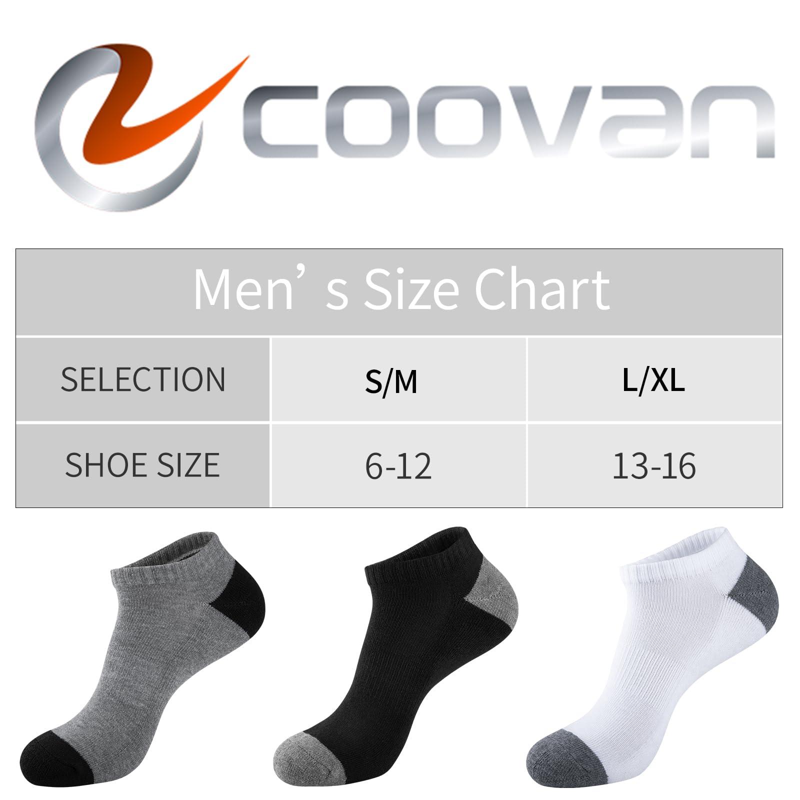 COOVAN 10 Pairs Mens Cushion Ankle Socks Men 10 Pack Low Cut Comfort Breathable Casual Socks - Image 2
