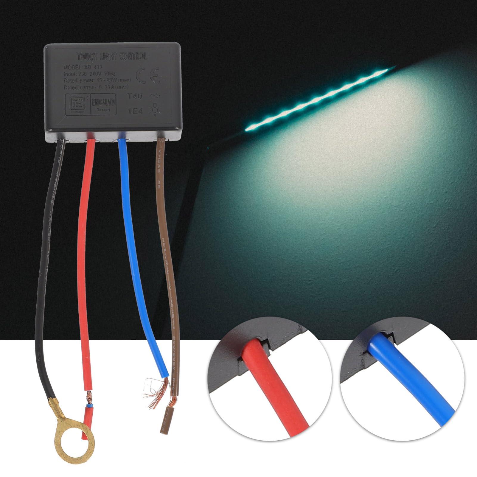 Yardenfun Table Lamp Touch Dimmer Table Lamp Replacement Bedside Lamp Replacement Table Light Replacement Dimmable Led Light Replacement Light Lamp Repair Abs Module Incandescent Lamp - Image 7