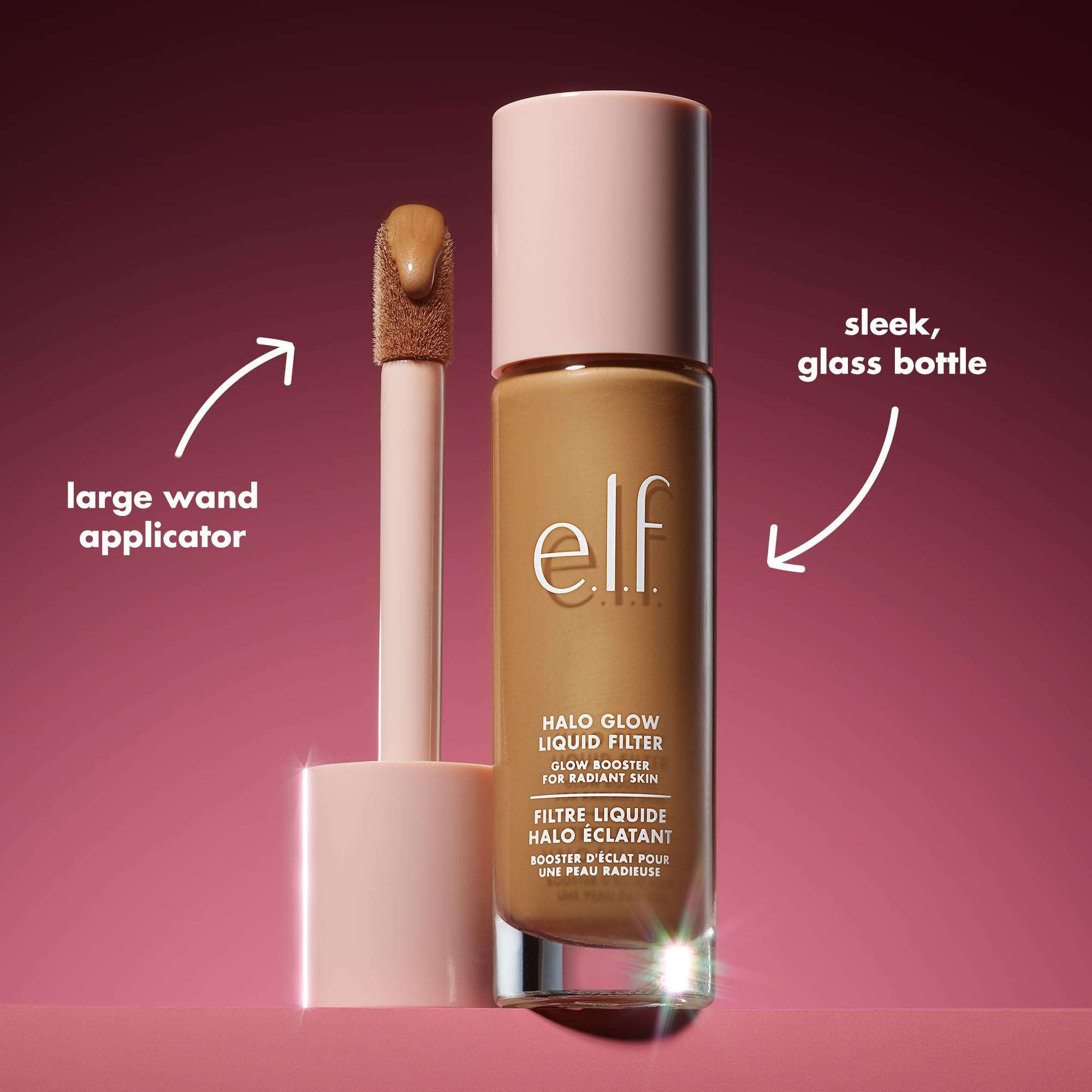 e.l.f. Halo Glow Liquid Filter, Complexion Booster For A Glowing, Soft-Focus Look, Infused With Hyaluronic Acid, Vegan & Cruelty-Free, 2 Fair/Light - Image 5