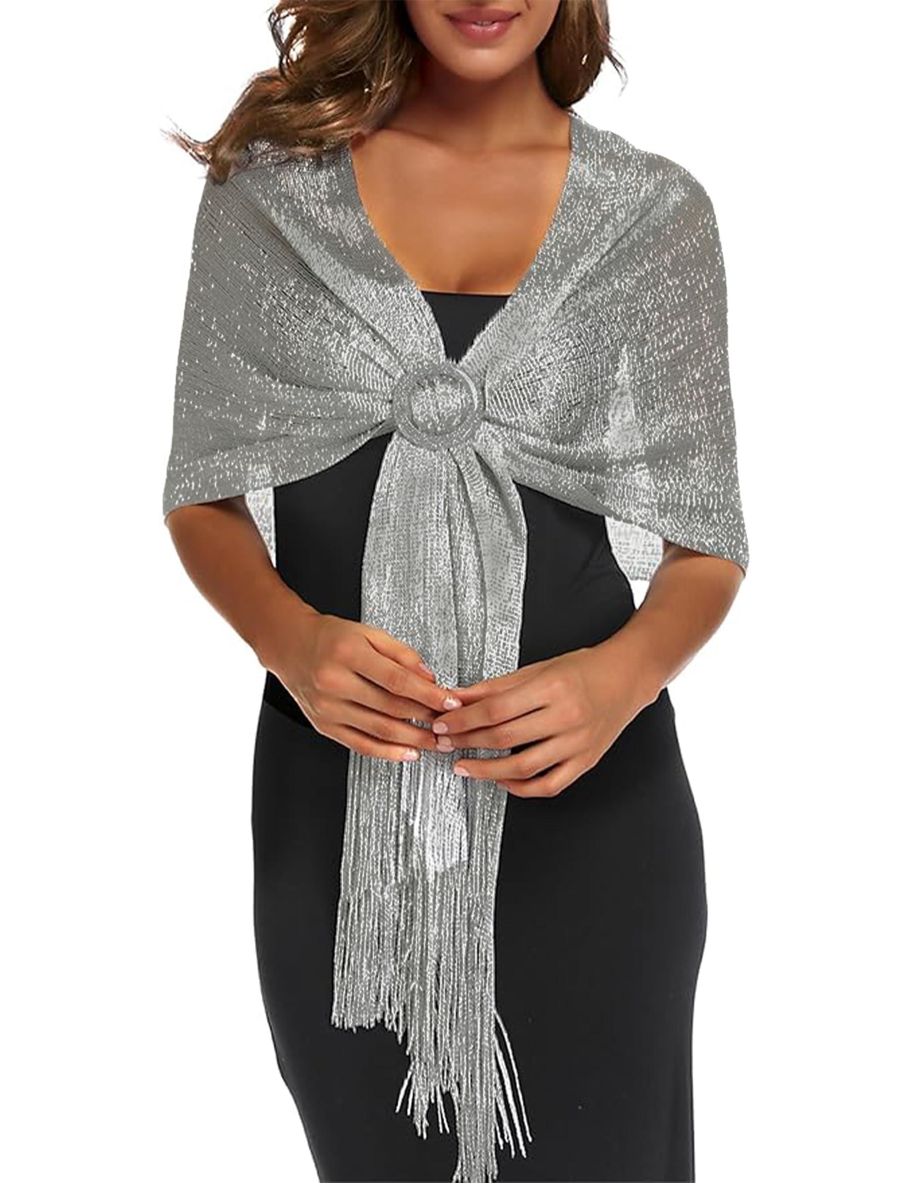 Rheane Shawls and Wraps for Evening Dresses Shawl Wraps for Women with Buckle for Evening Party Dresses Wedding Party