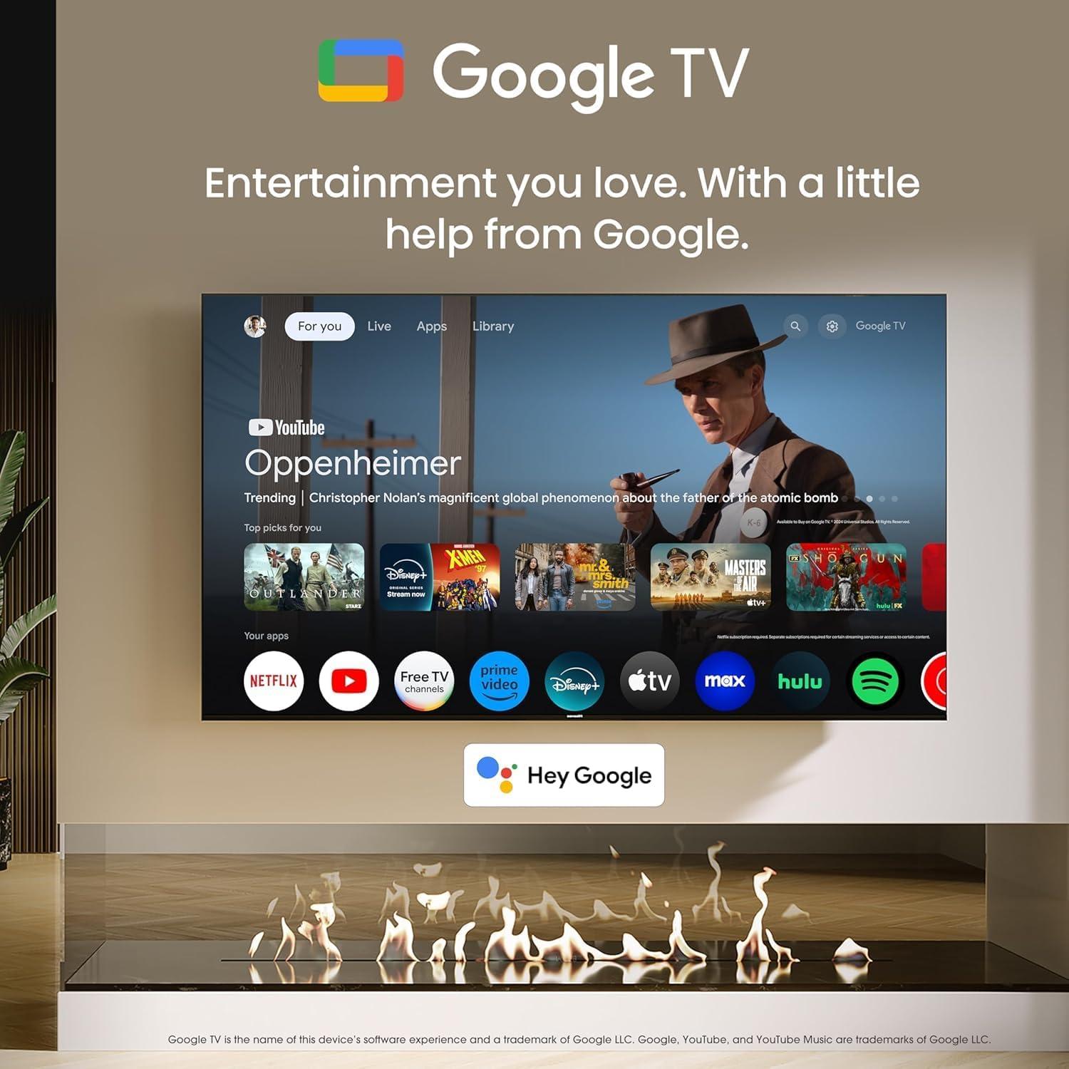 Hisense 75-Inch Class QD7 Series QLED 75QD7N Google Smart TV, Direct Full Array, Alexa Compatibility, Native 144Hz, Motion Rate 240, 4K UHD, 2024 Model, Game Mode Pro - Image 9
