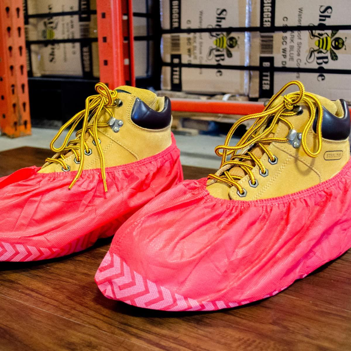 ShuBee Original Disposable, Extra-Large Boot and Shoe Covers, Thicker & Stronger, Durable Protection for Floors - 50 Pairs - Image 2