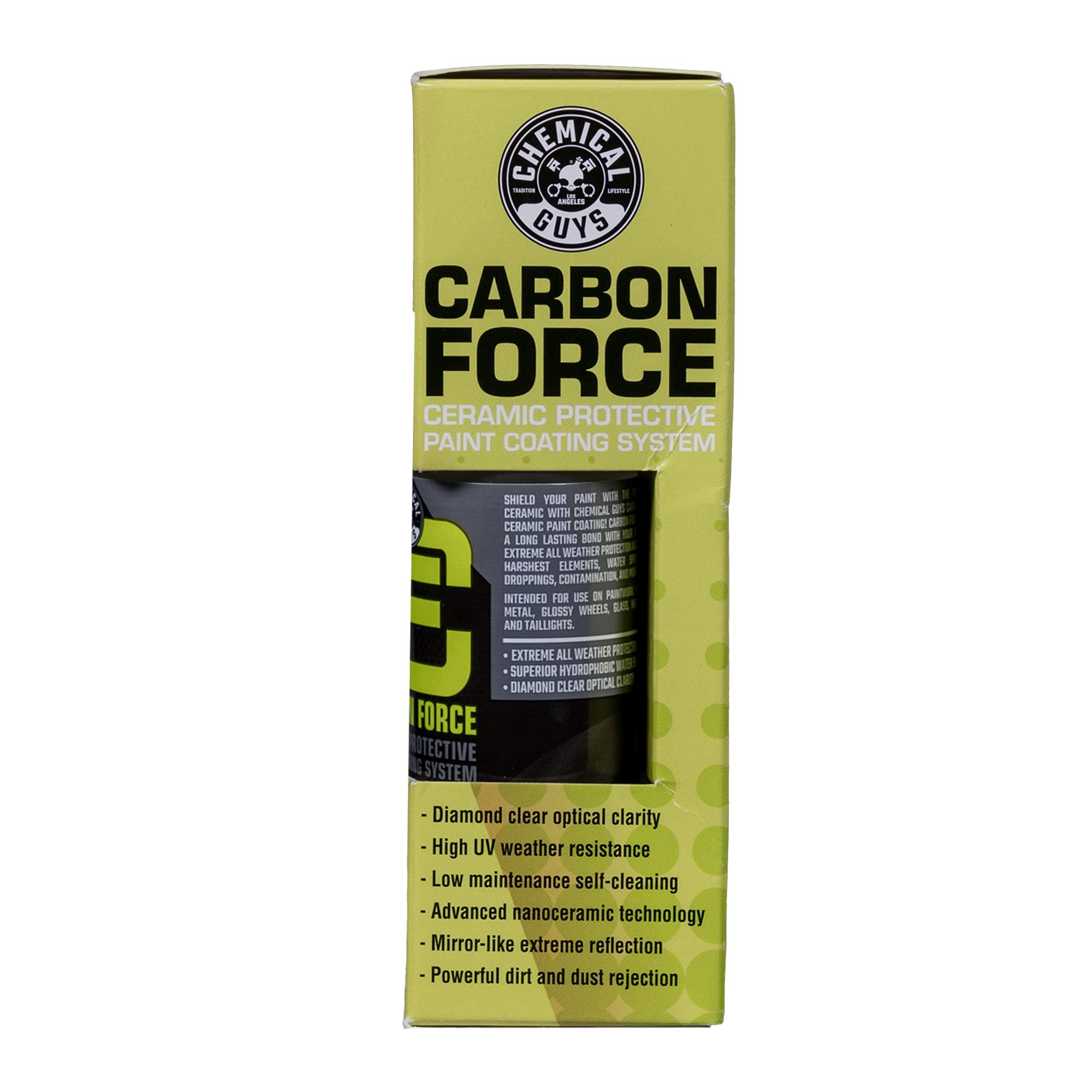 Chemical Guys WAC232 Carbon Force Ceramic Protective Paint Coating System, Includes 1 Carbon Force (1 fl oz), 3 MircoSuede Applicators - Image 2