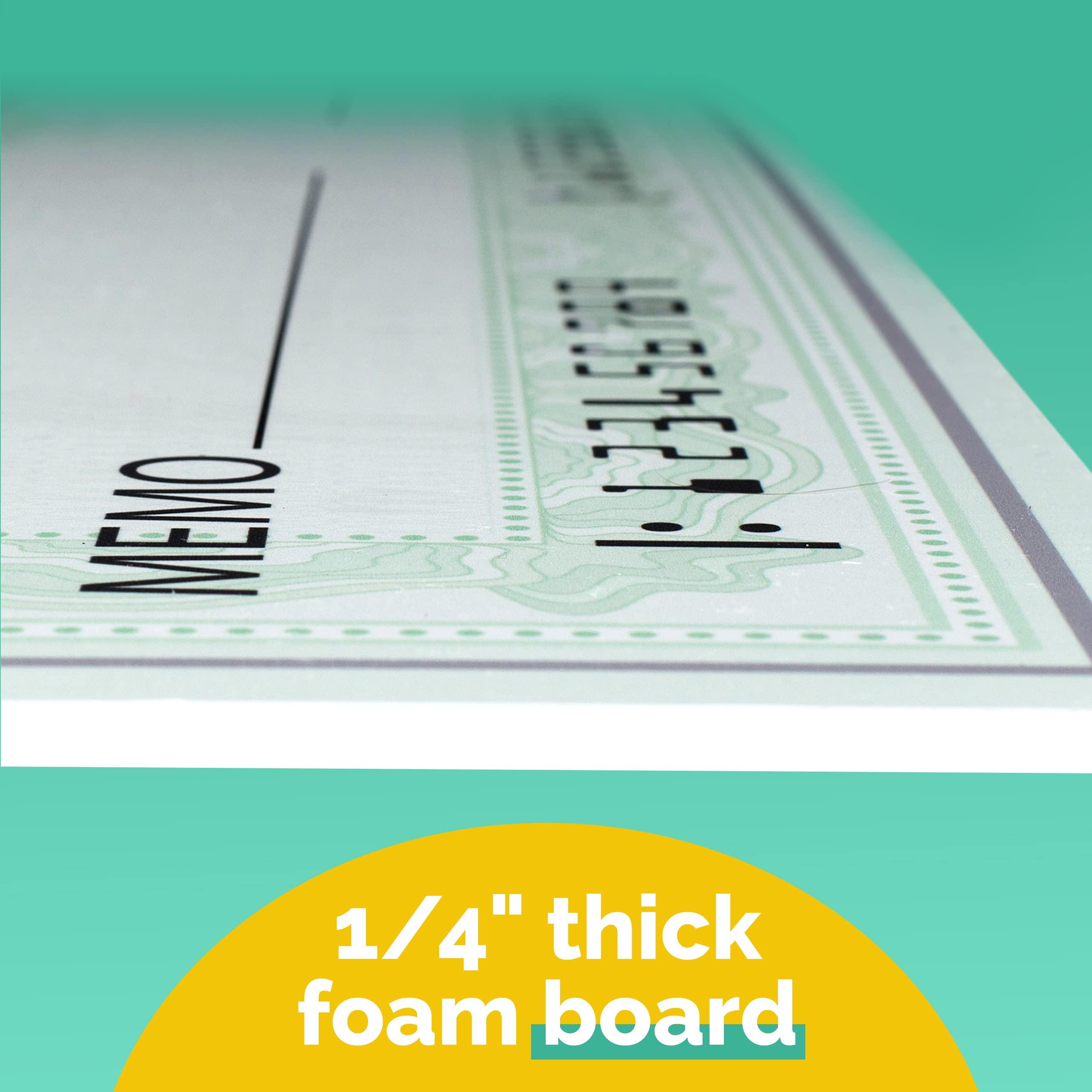 Giant Check | 36x16 Dry Erase Big Check for Presentations - Oversized Fake Check Award - Image 2