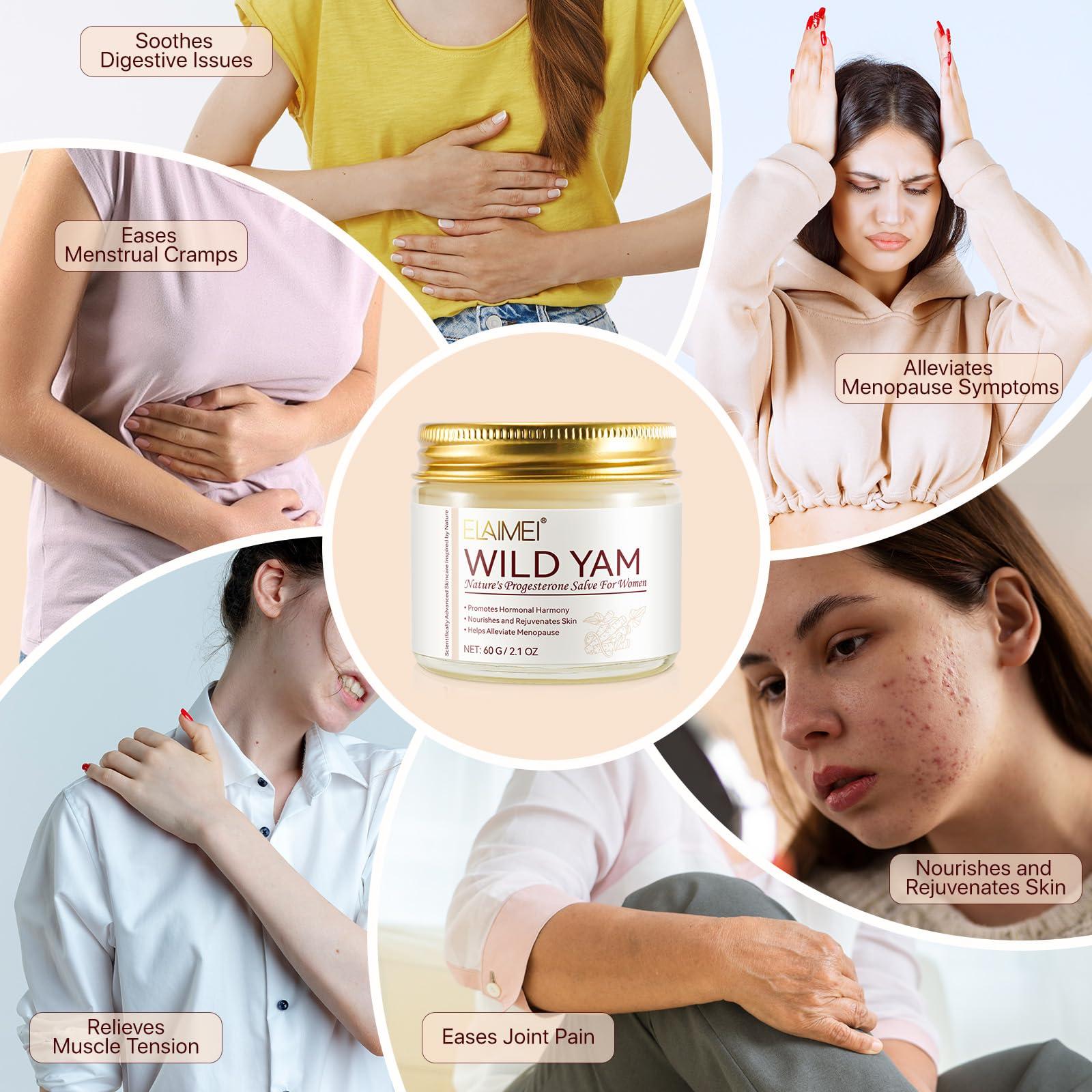 Wild Yam Cream for Hormone Balance, Natural Organic Wild Yam Cream for Hot Flashes Menopause Relief & Menstrual Support, Australia Dr. Barbara Recommended Formula for Women - Image 5